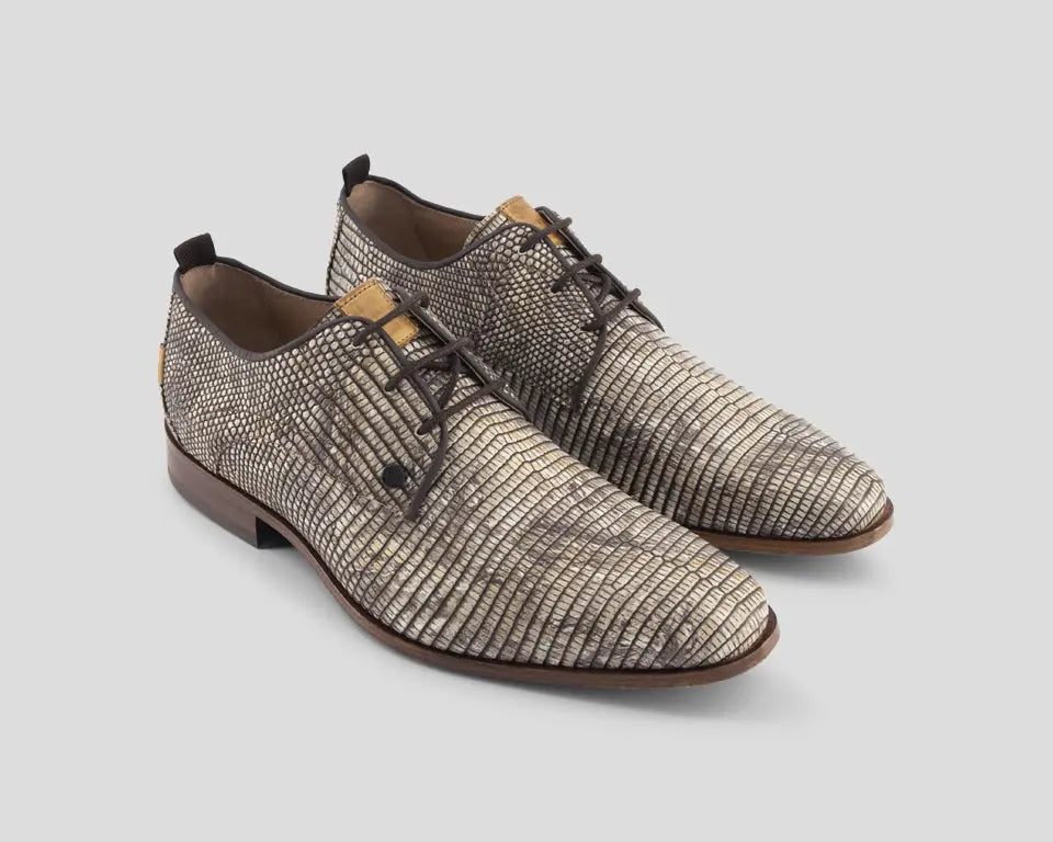 Greg Marble | Zandkleurige nette schoenen REHAB Footwear