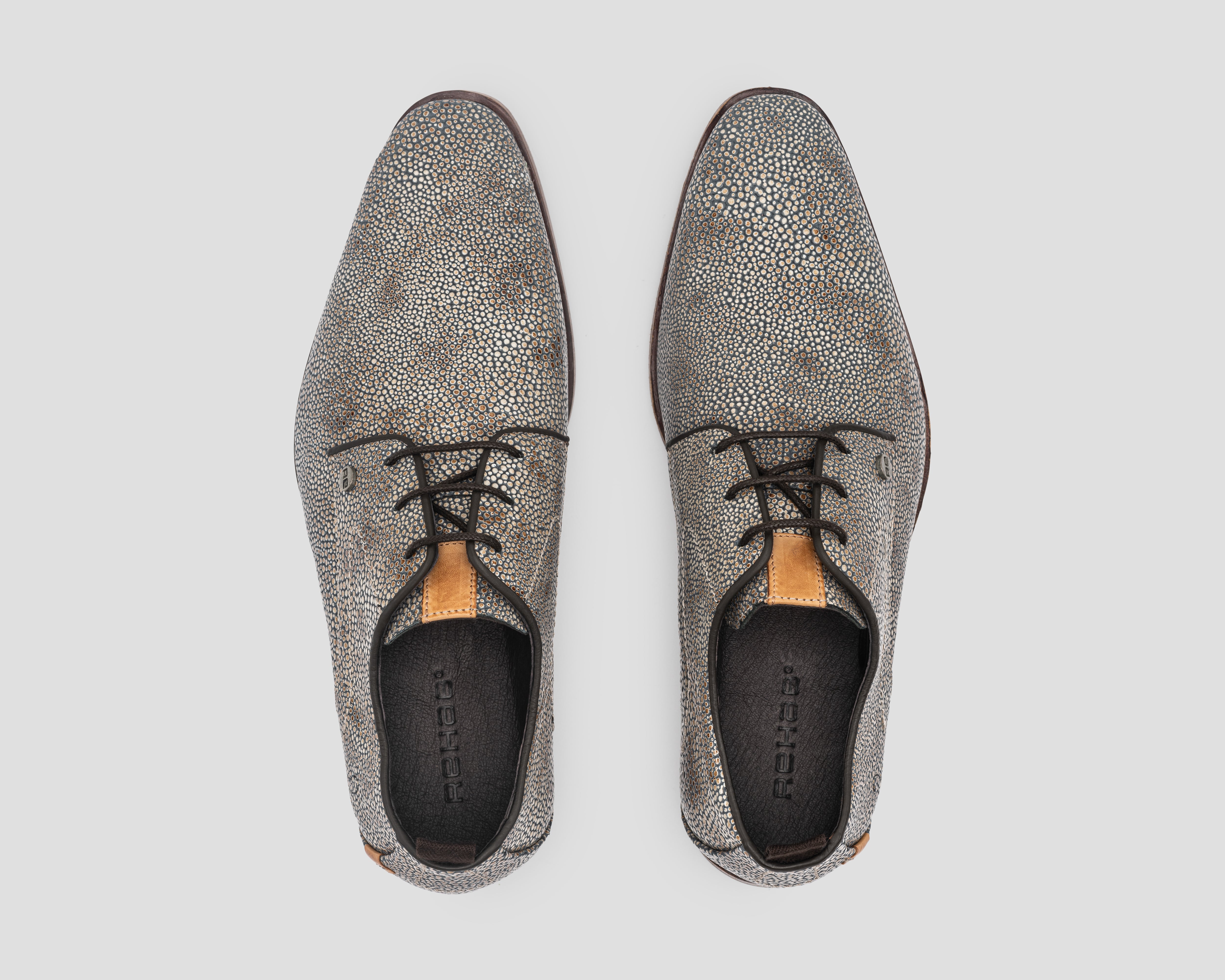 Greg Pebble | Bruine nette schoenen REHAB Footwear