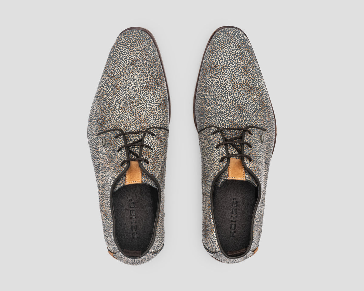 Greg Pebble | Bruine nette schoenen REHAB Footwear