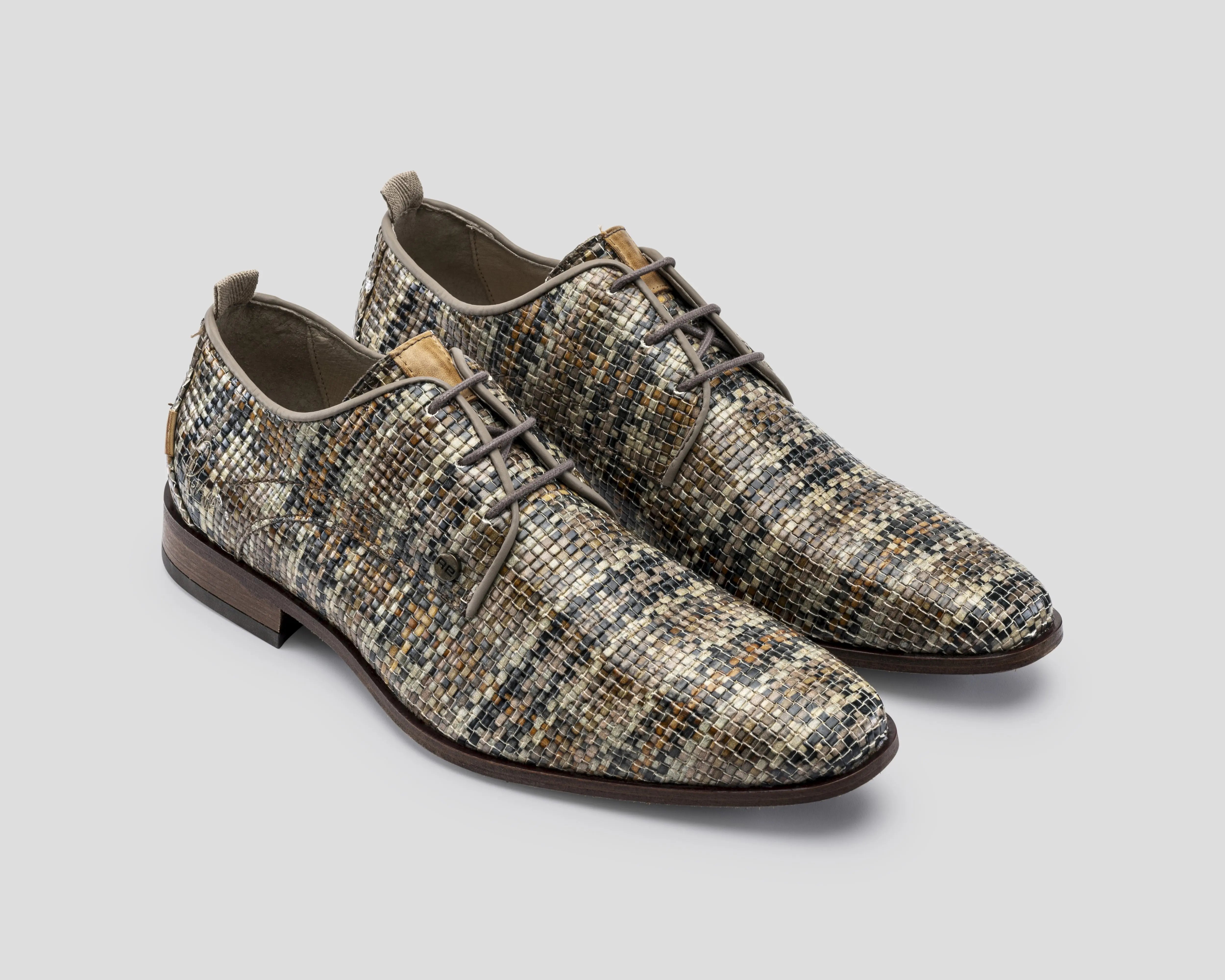 Greg Square | Taupe nette schoenen REHAB Footwear