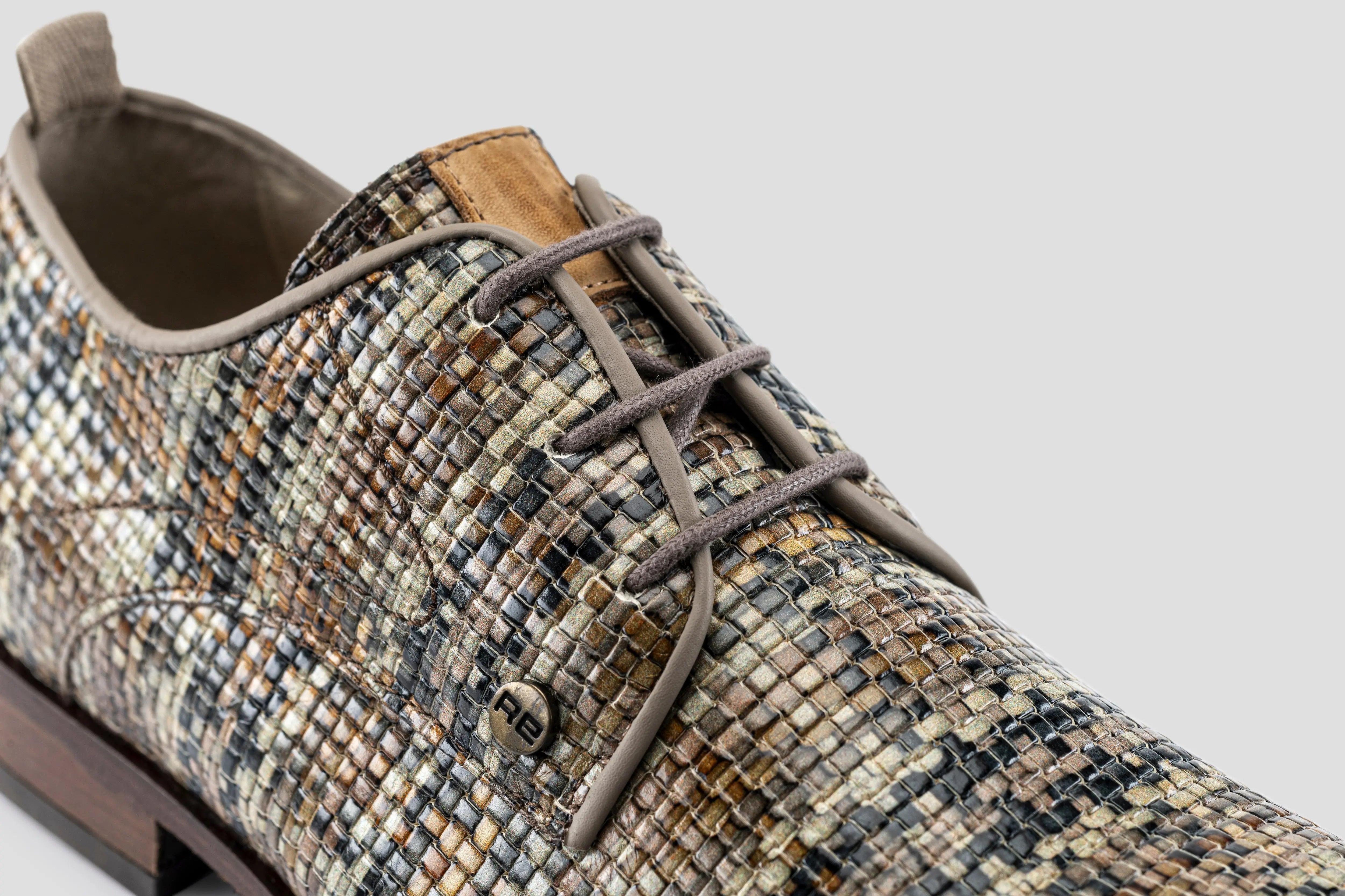 Greg Square | Taupe nette schoenen REHAB Footwear