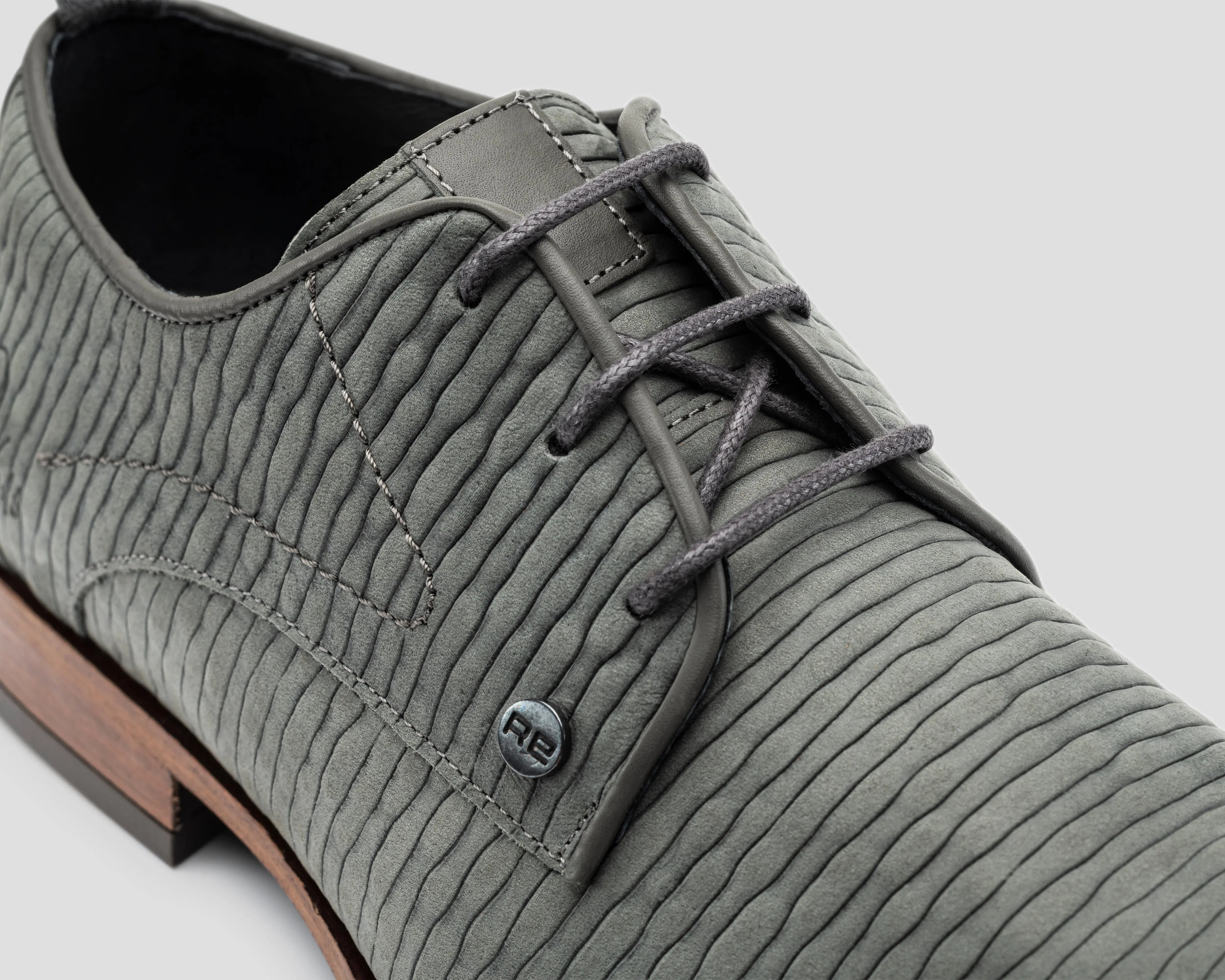 Greg Stones | Donkergrijze nette schoen REHAB Footwear