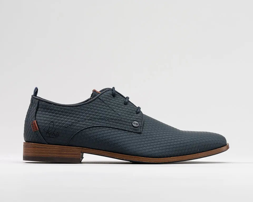 Greg Triangle | Donkerblauwe nette schoenen REHAB Footwear