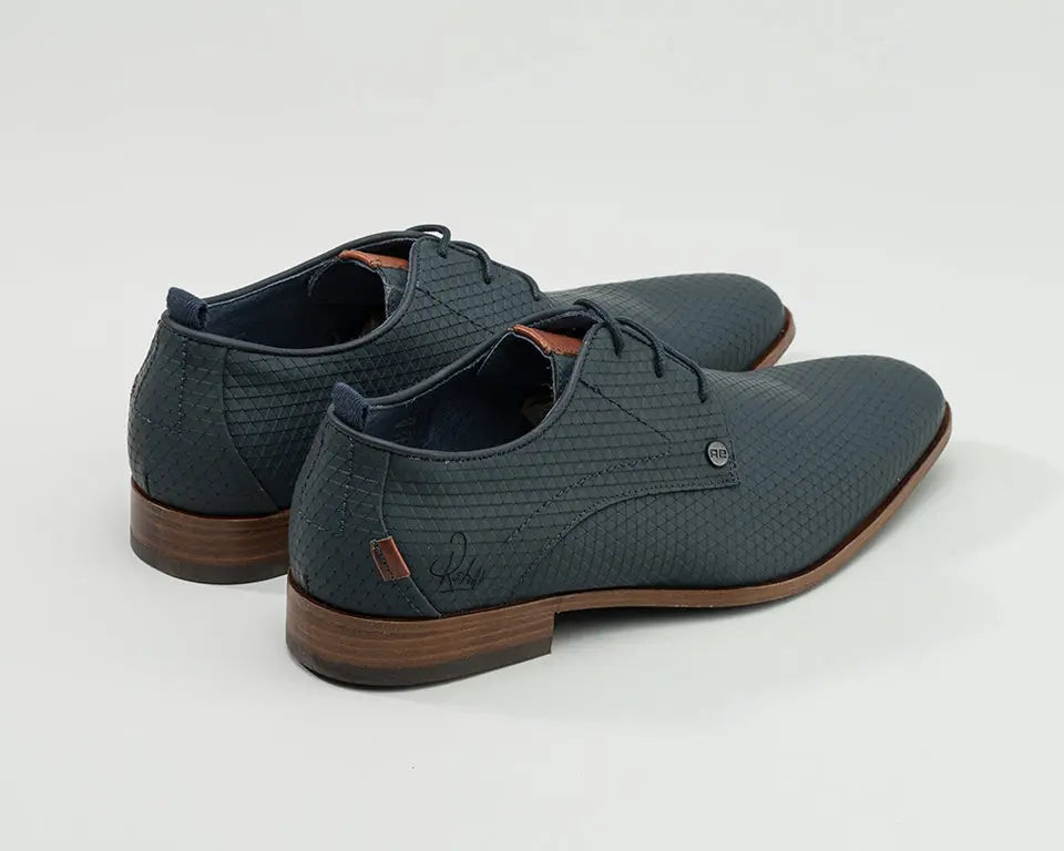 Greg Triangle | Donkerblauwe nette schoenen REHAB Footwear
