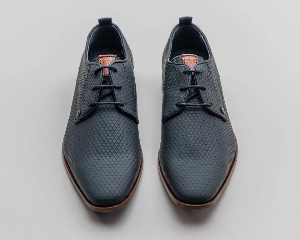 Greg Triangle | Donkerblauwe nette schoenen REHAB Footwear