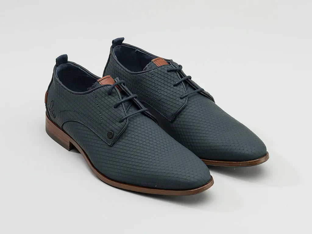 Greg Triangle | Donkerblauwe nette schoenen REHAB Footwear