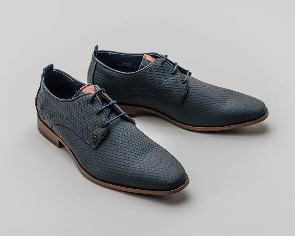 Greg Triangle | Donkerblauwe nette schoenen REHAB Footwear