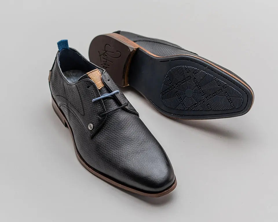 Greg Wall | Zwarte nette schoenen REHAB Footwear