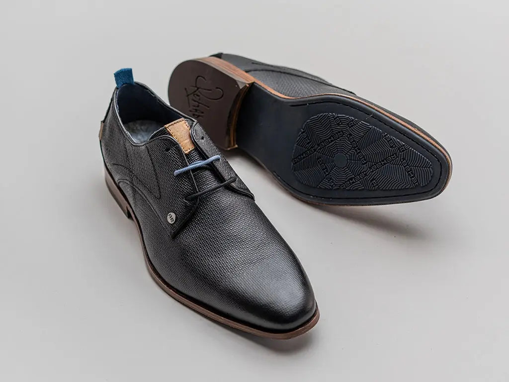 Greg Wall | Zwarte nette schoenen REHAB Footwear