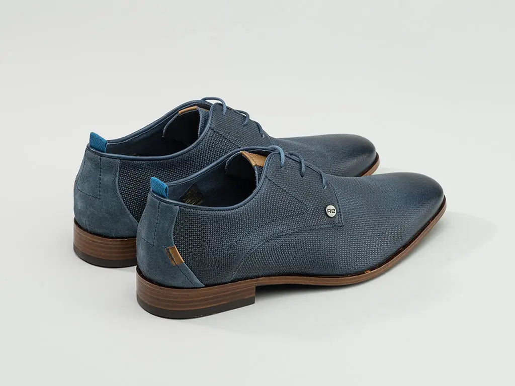 Greg Wall | Donkerblauwe nette schoenen REHAB Footwear