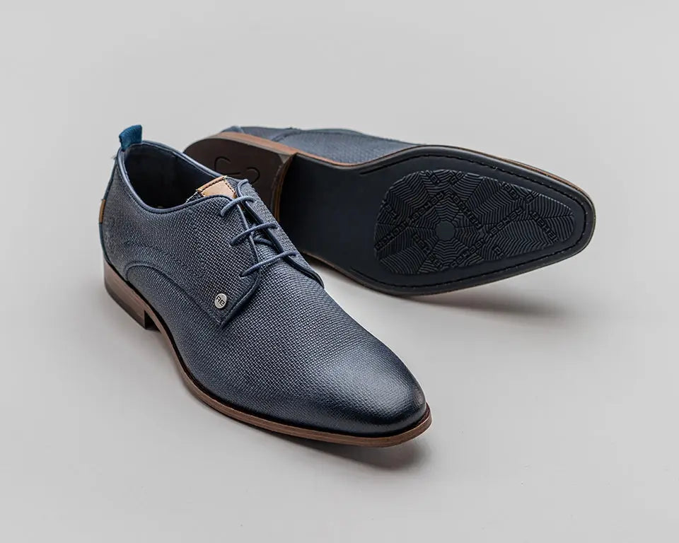 Greg Wall | Donkerblauwe nette schoenen REHAB Footwear