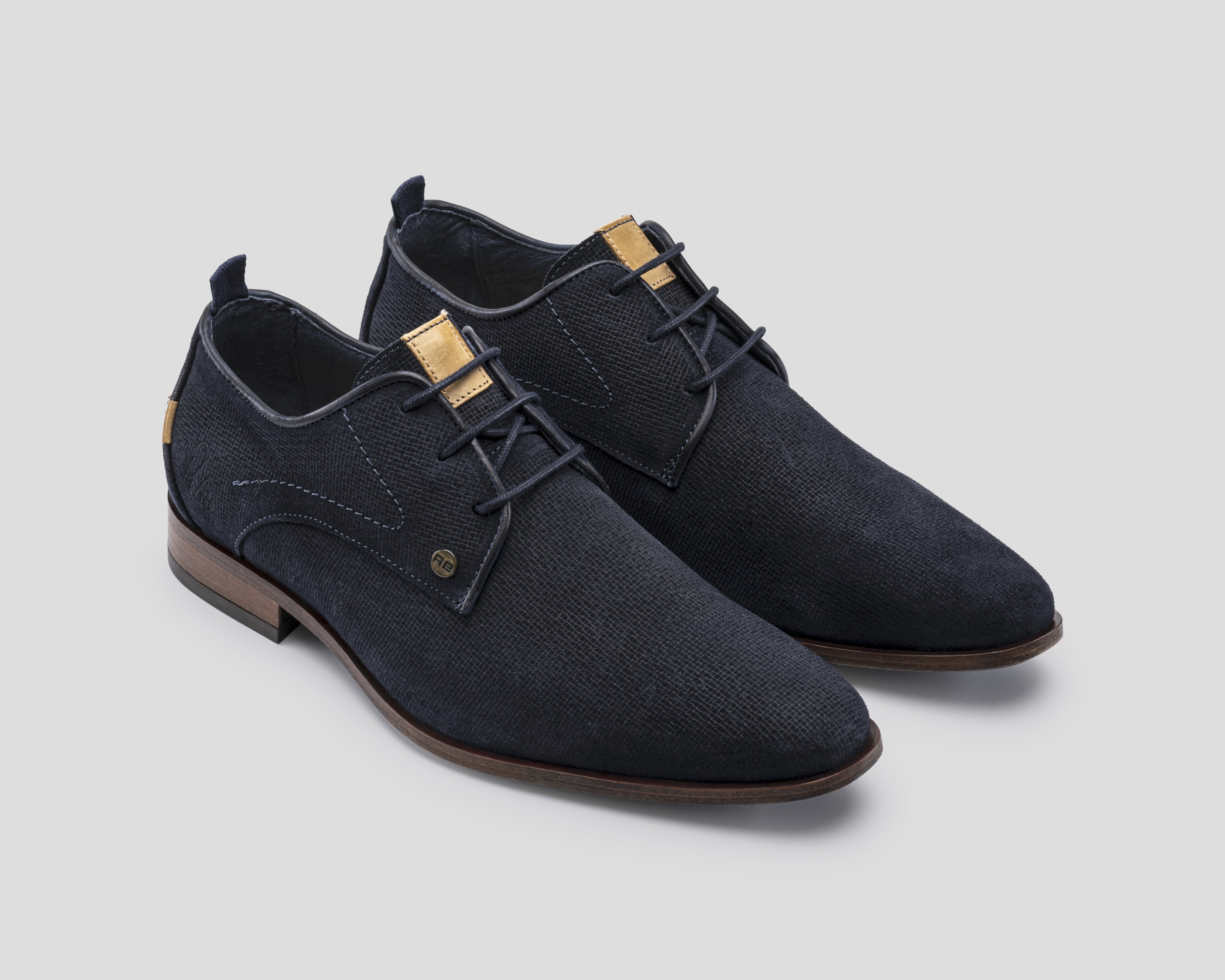 Greg Wall Sue | Donkerblauwe nette schoenen REHAB Footwear