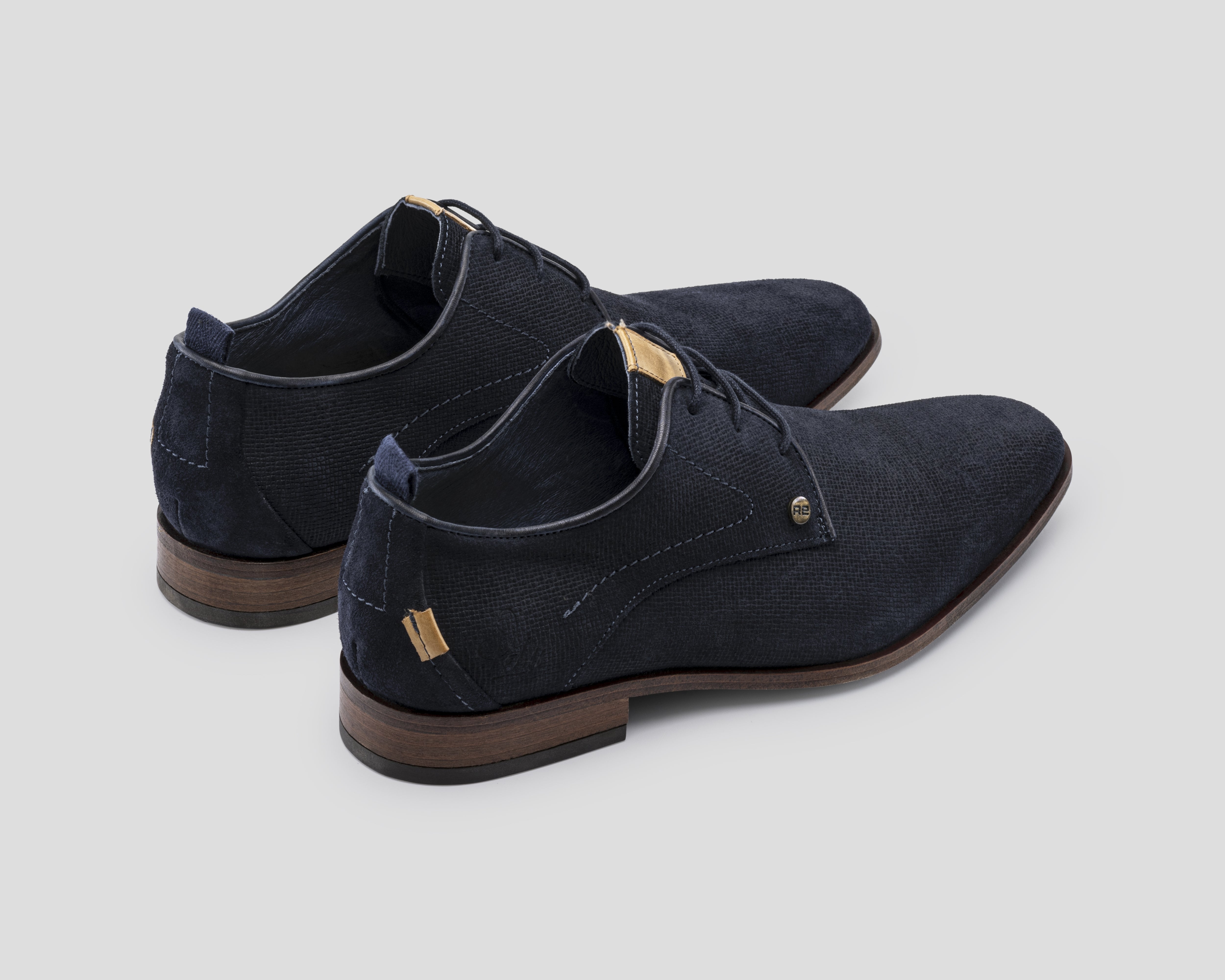 Greg Wall Sue | Donkerblauwe nette schoenen REHAB Footwear