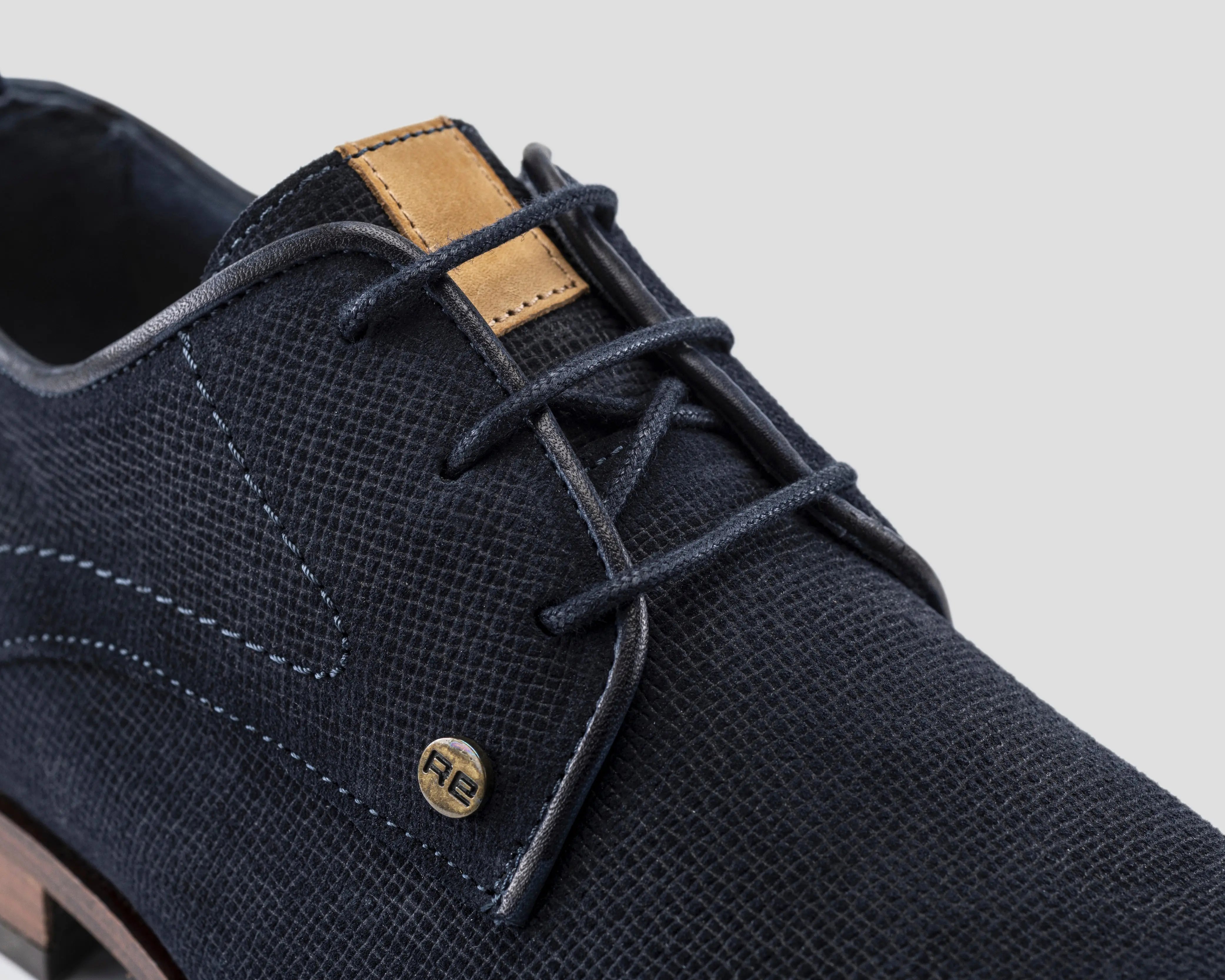 Greg Wall Sue | Donkerblauwe nette schoenen REHAB Footwear