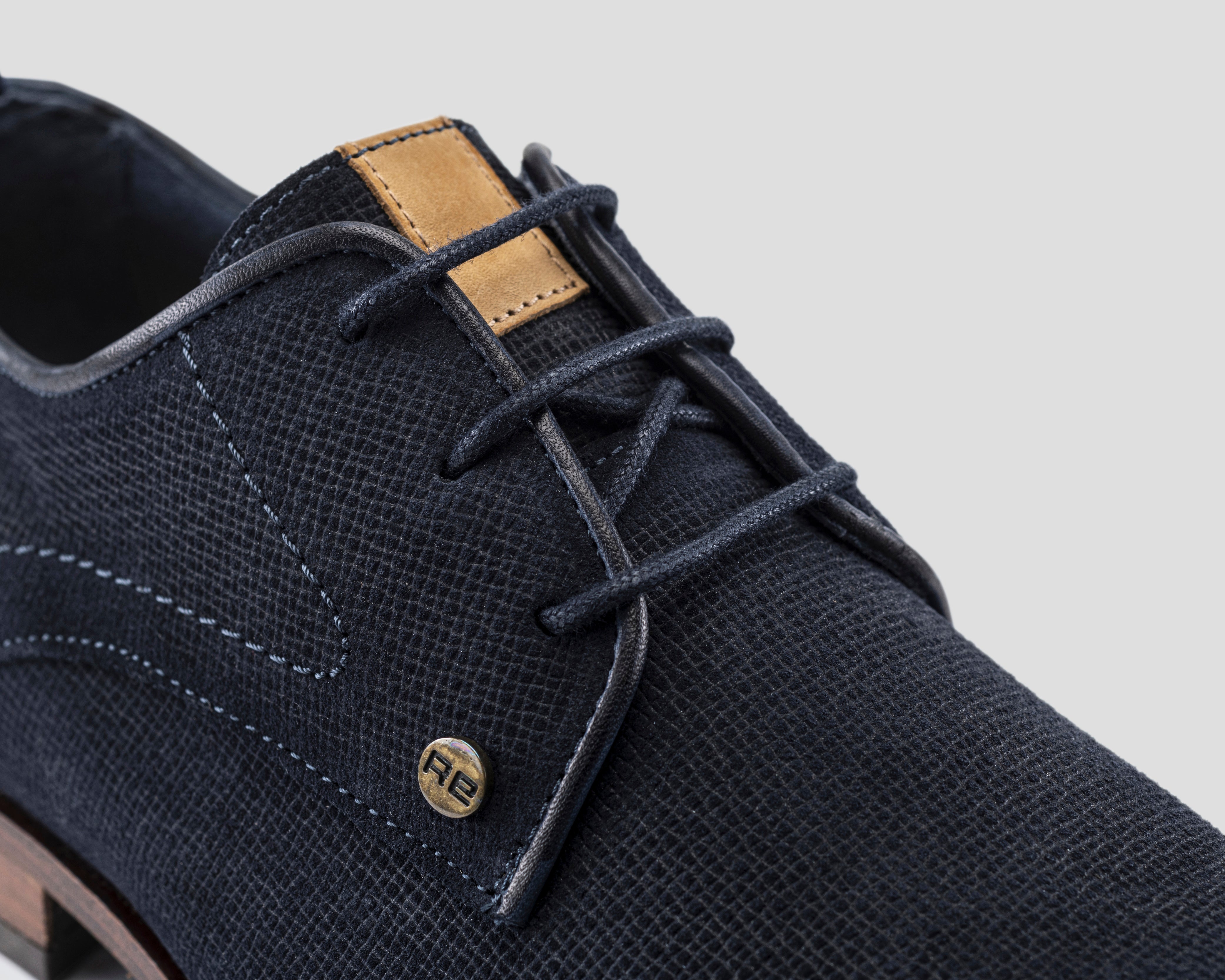Greg Wall Sue | Donkerblauwe nette schoenen REHAB Footwear