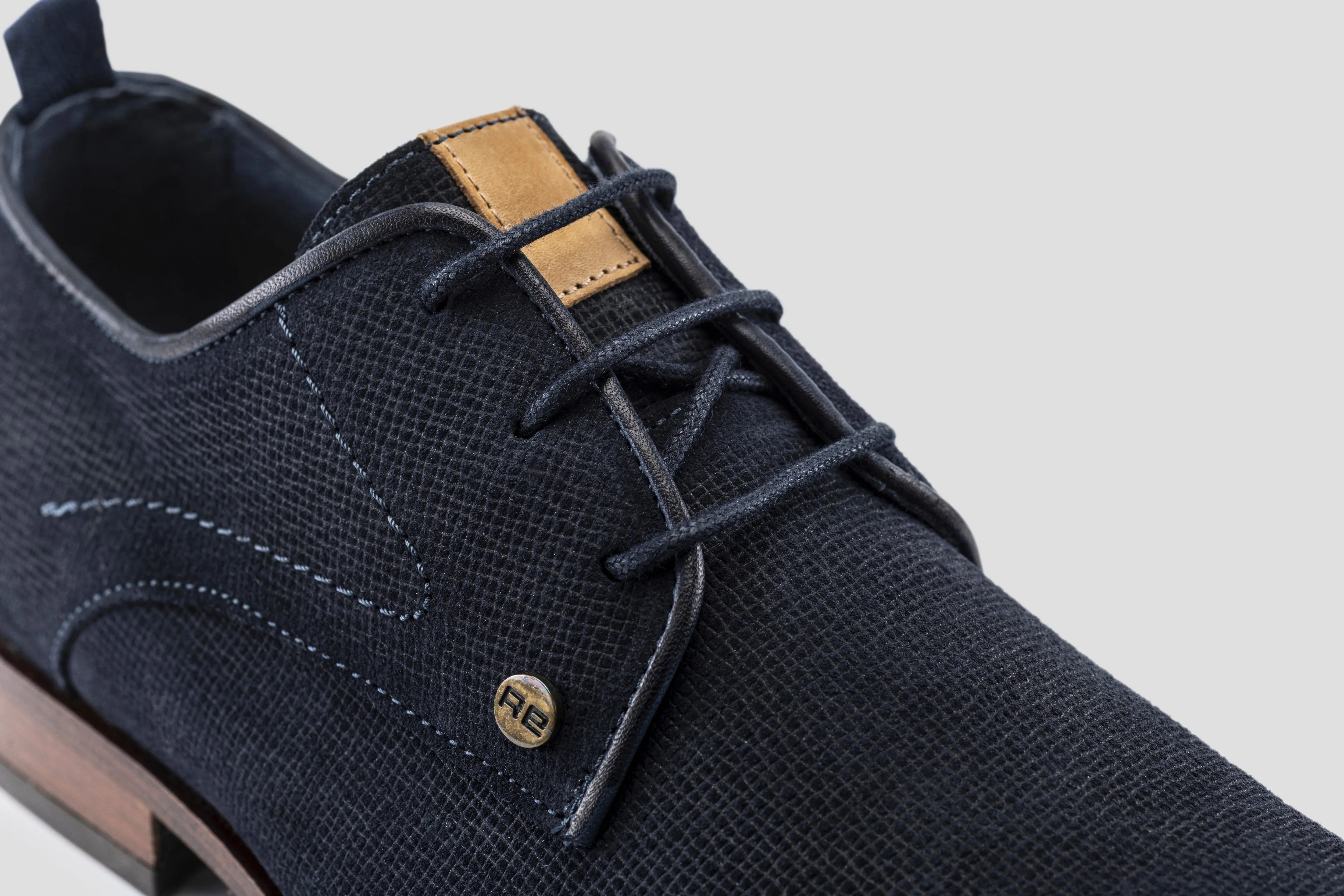 Greg Wall Sue | Donkerblauwe nette schoenen REHAB Footwear