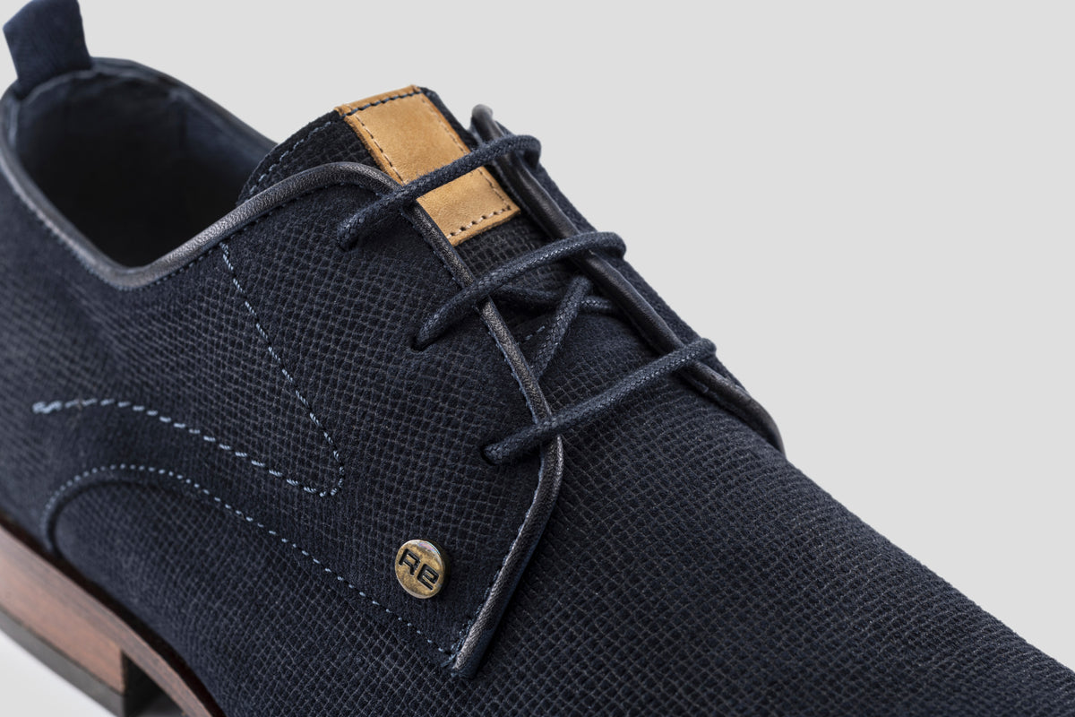Greg Wall Sue | Donkerblauwe nette schoenen REHAB Footwear