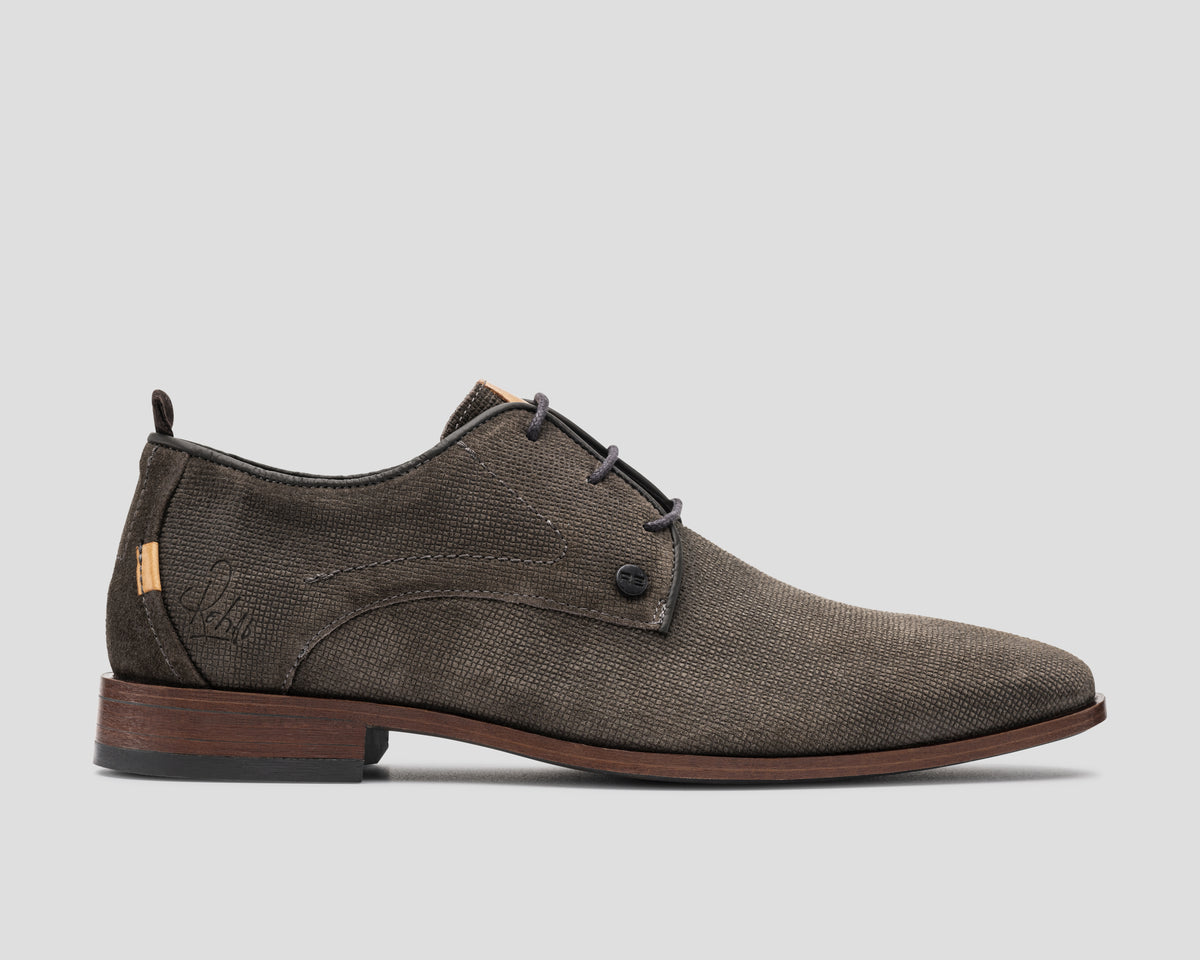 Greg Wall Sue | Grijsbruine nette schoenen REHAB Footwear