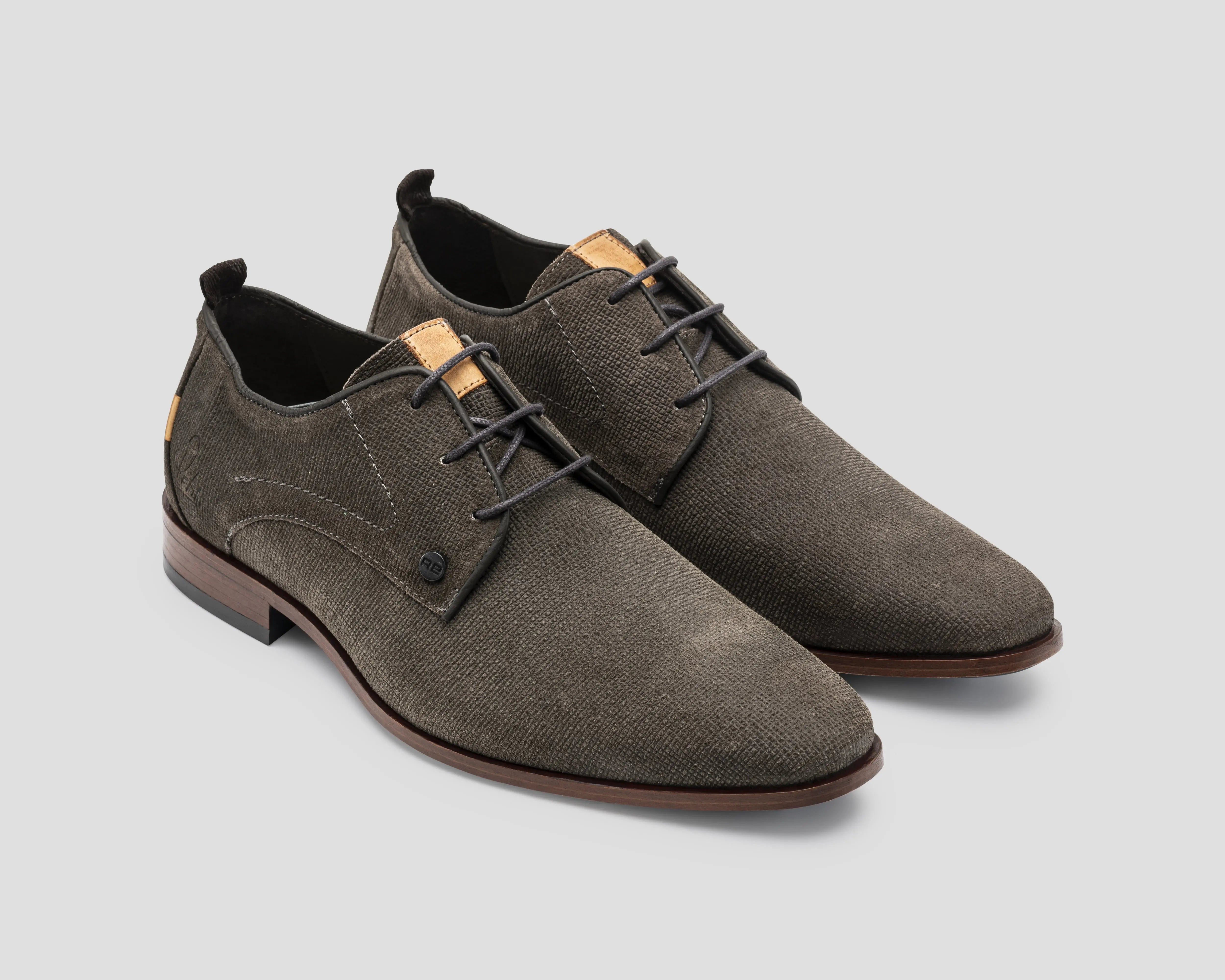 Greg Wall Sue | Grijsbruine nette schoenen REHAB Footwear