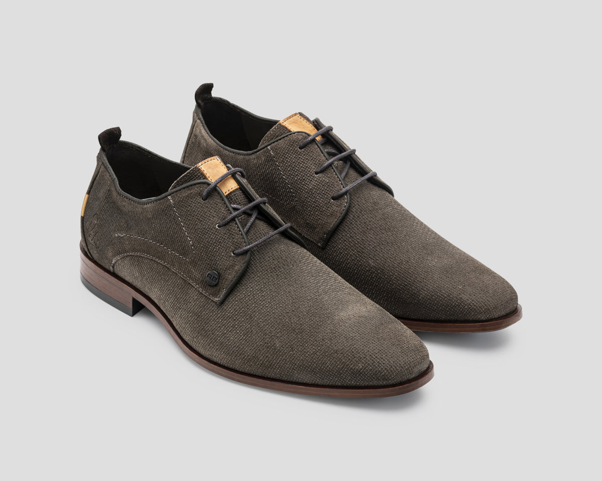 Greg Wall Sue | Grijsbruine nette schoenen REHAB Footwear