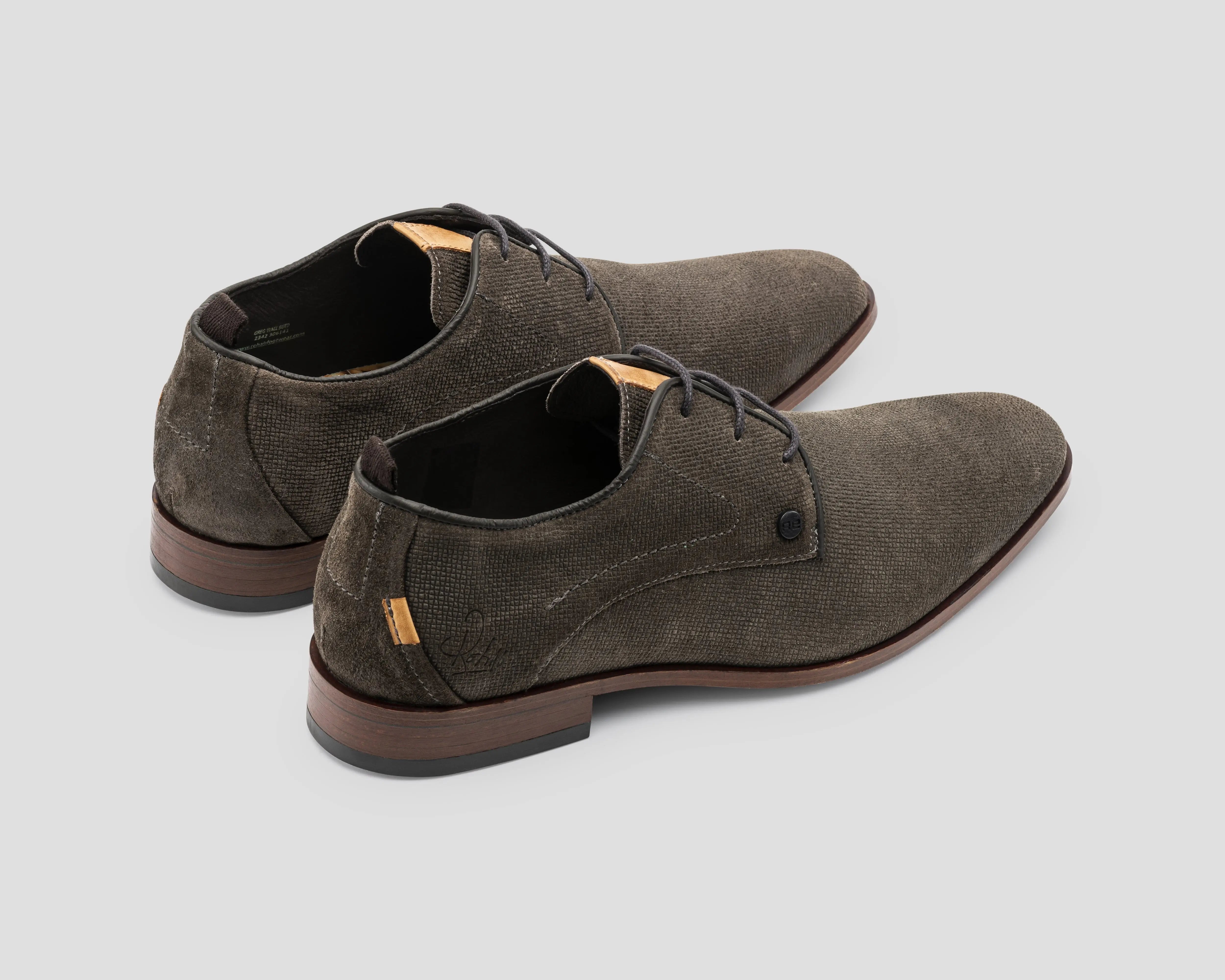 Greg Wall Sue | Grijsbruine nette schoenen REHAB Footwear