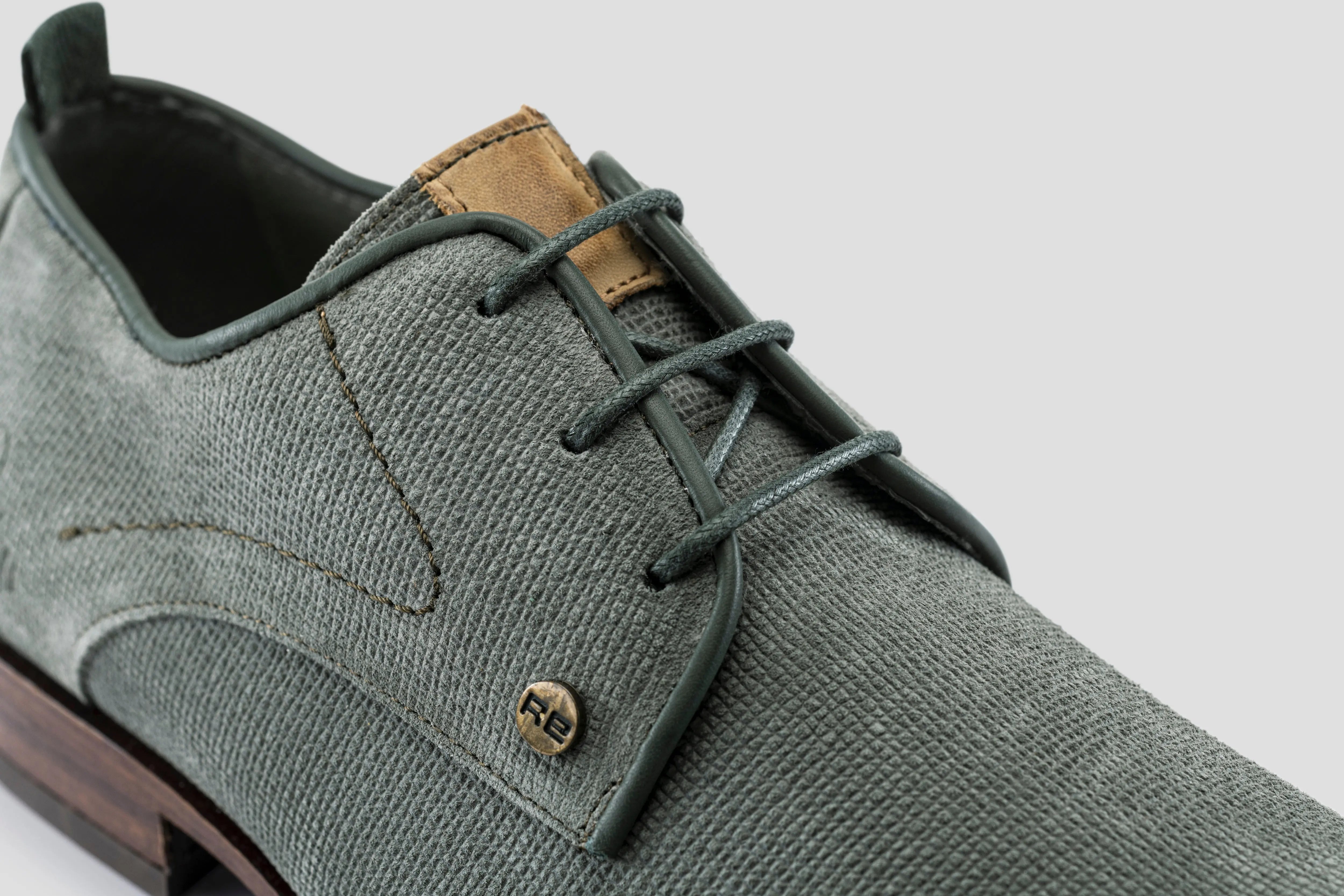 Greg Wall Sue | Groene nette schoen REHAB Footwear