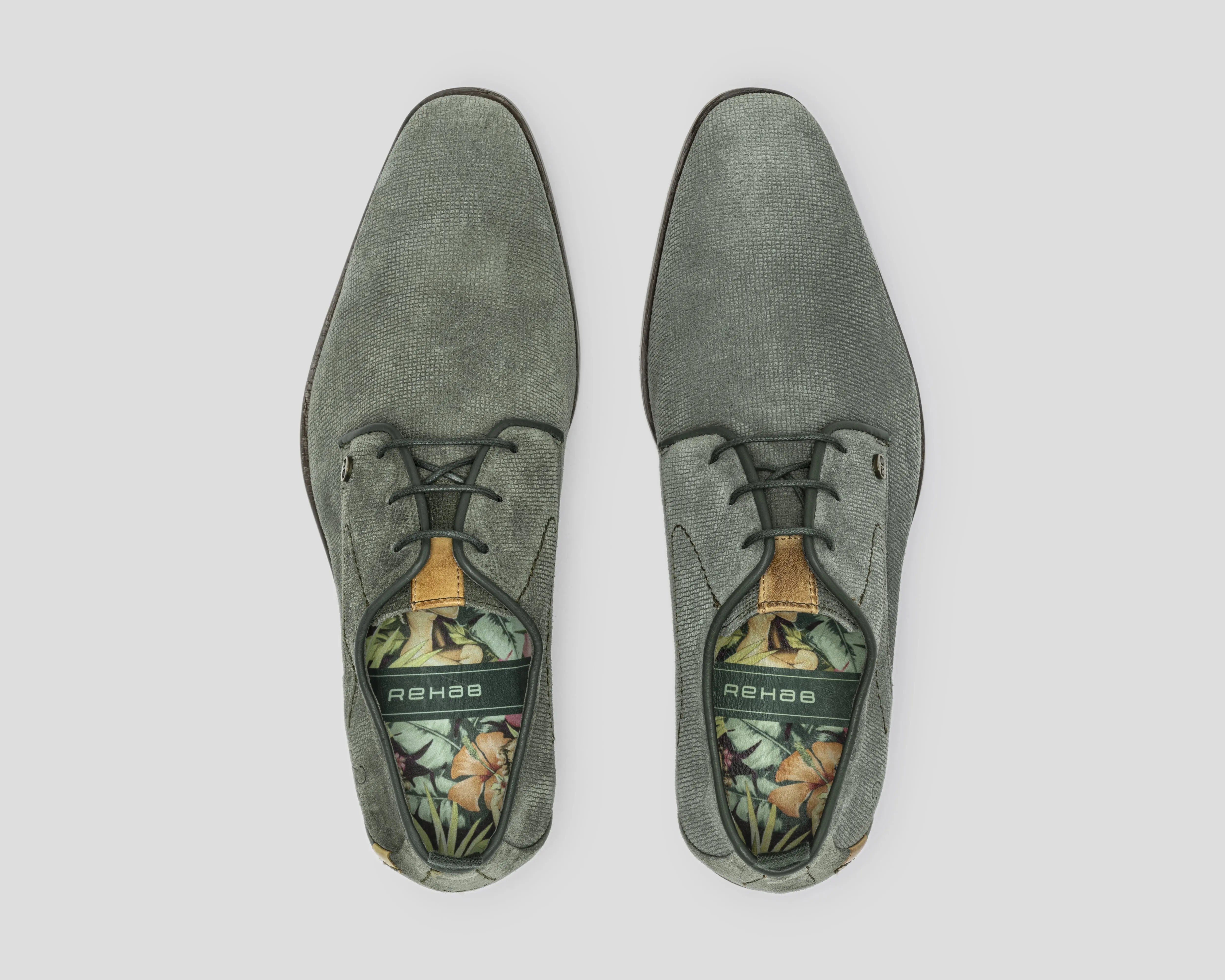 Greg Wall Sue | Groene nette schoen REHAB Footwear