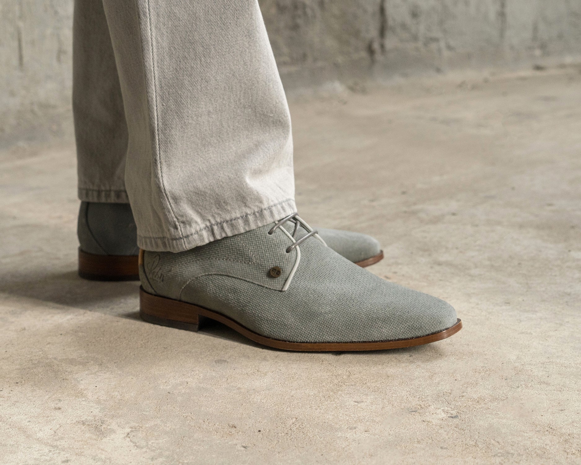 Greg Wall Sue | Grijs-blauwe nette schoenen REHAB Footwear