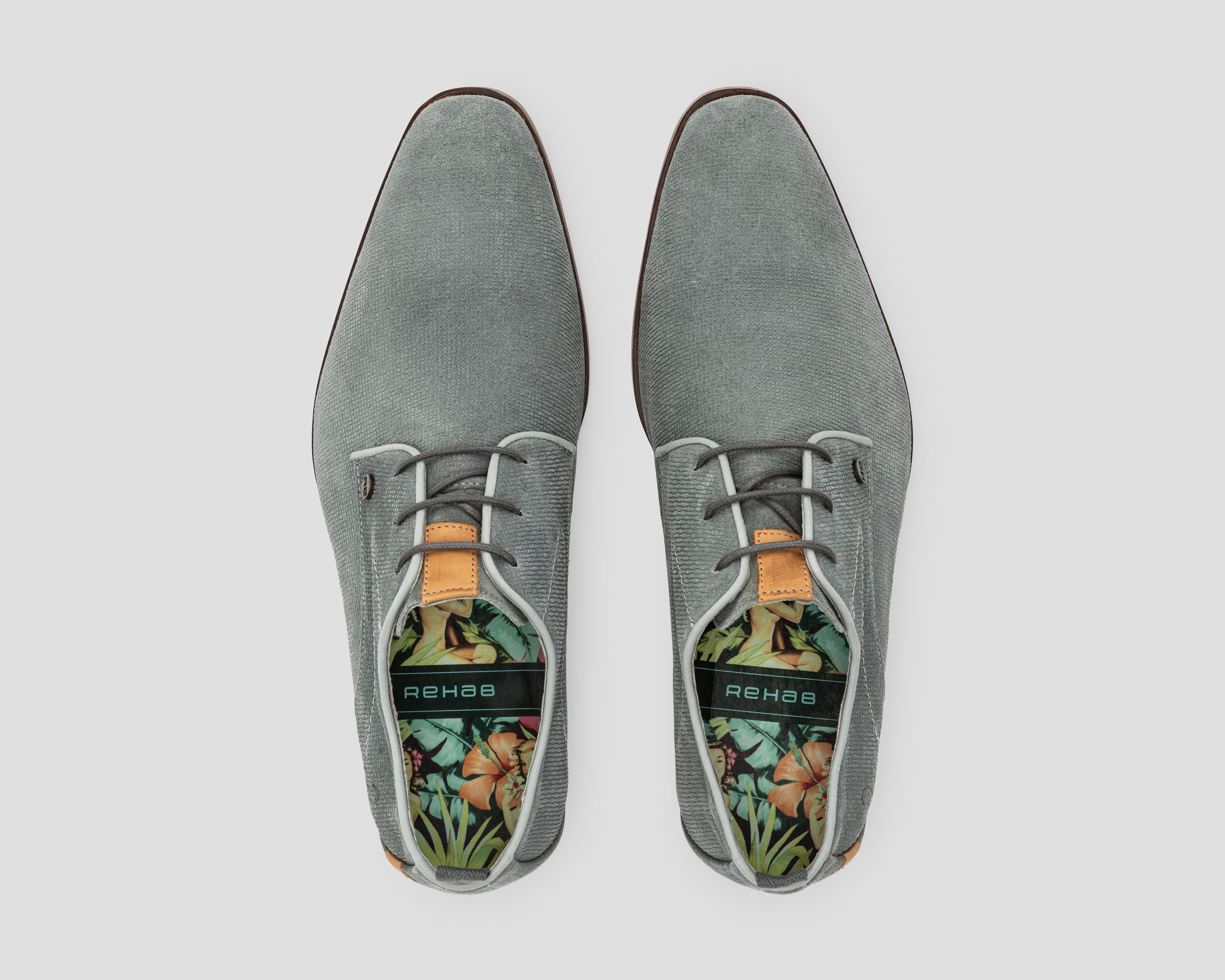 Greg Wall Sue | Grijs-blauwe nette schoenen REHAB Footwear