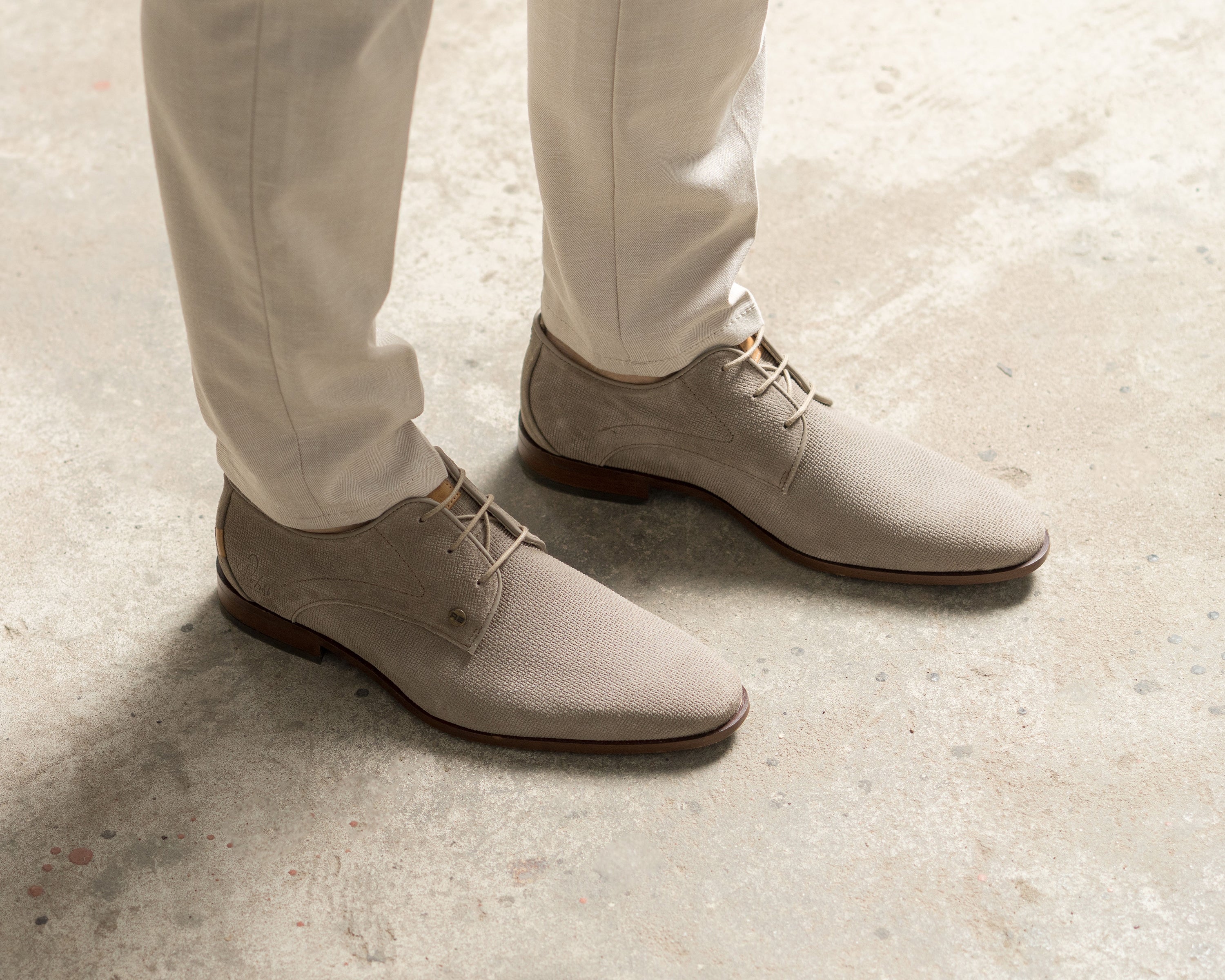 Greg Wall Sue | Khaki nette schoenen REHAB Footwear