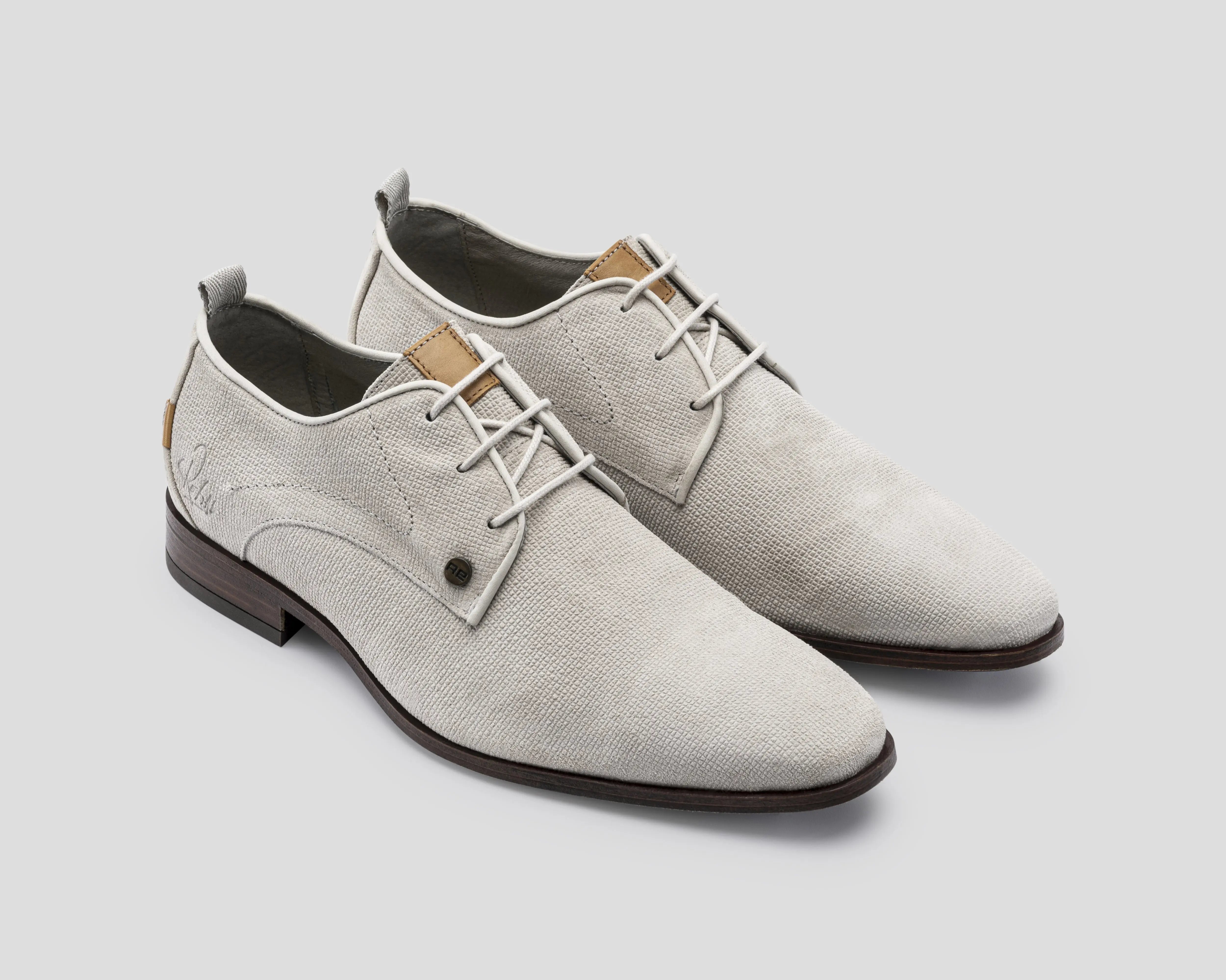 Greg Wall Sue | Off-white nette schoenen REHAB Footwear