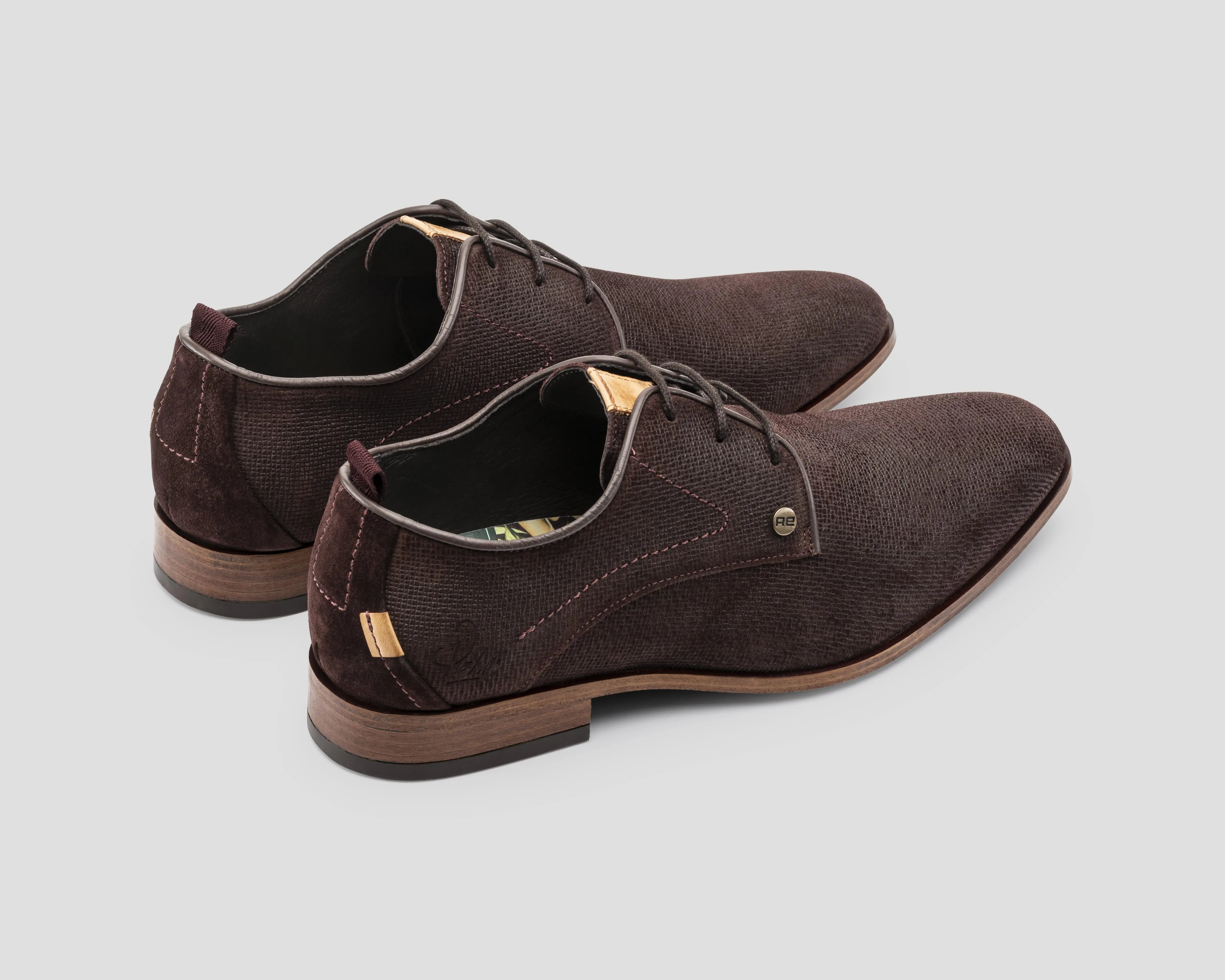 Greg Wall Sue | Roodbruine nette schoenen REHAB Footwear