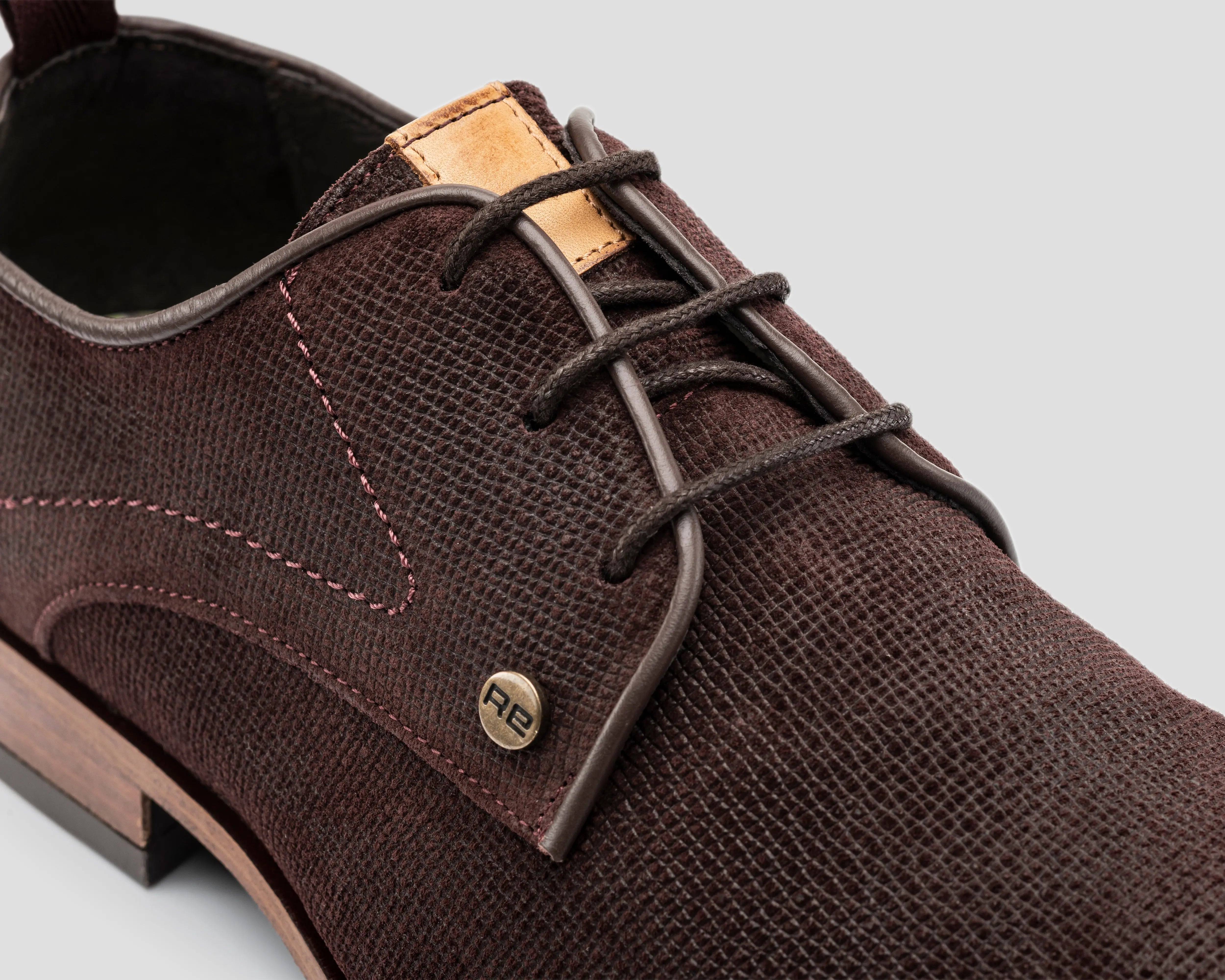 Greg Wall Sue | Roodbruine nette schoenen REHAB Footwear