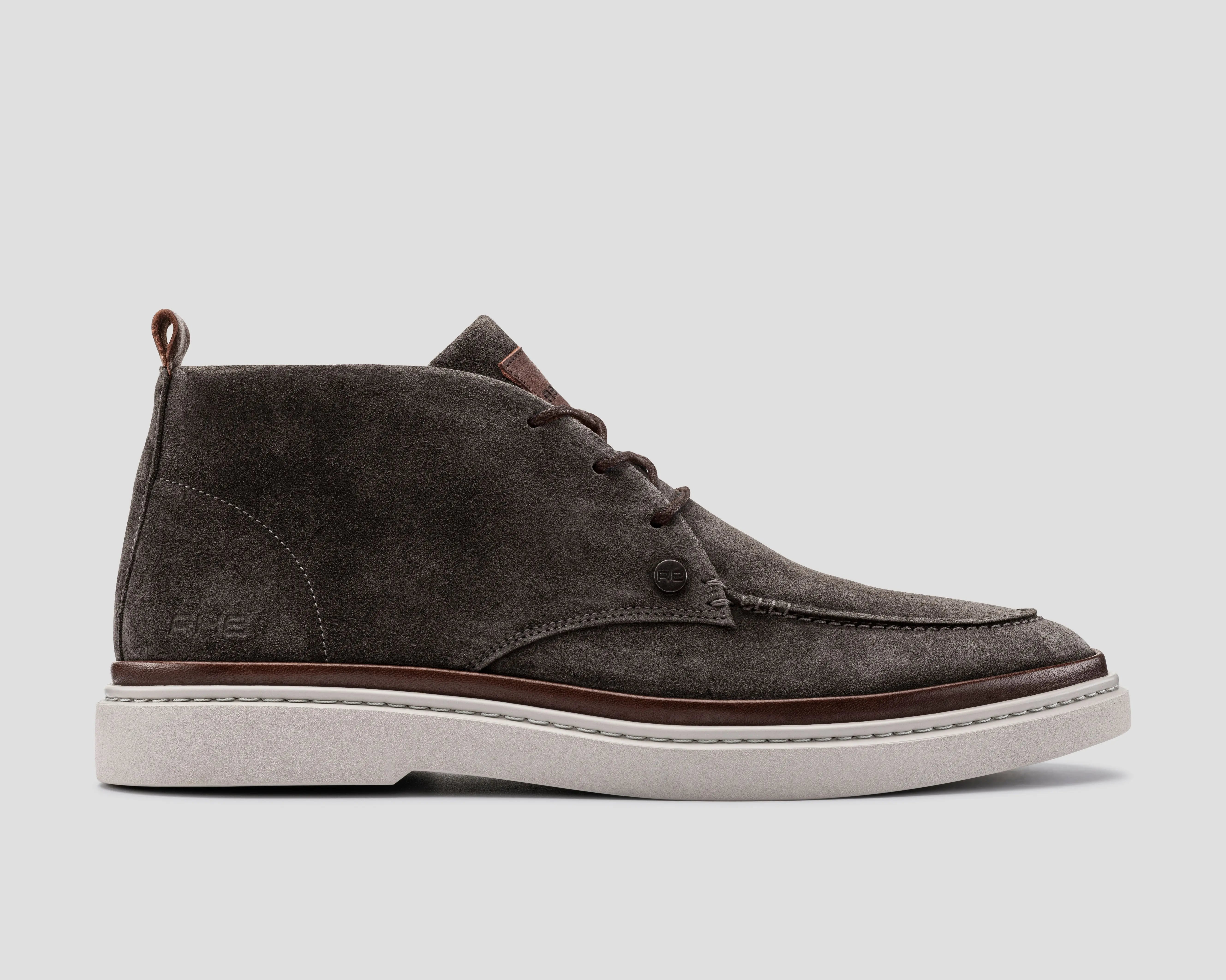 Hudson Sue | Grijsbruine veterschoenen REHAB Footwear