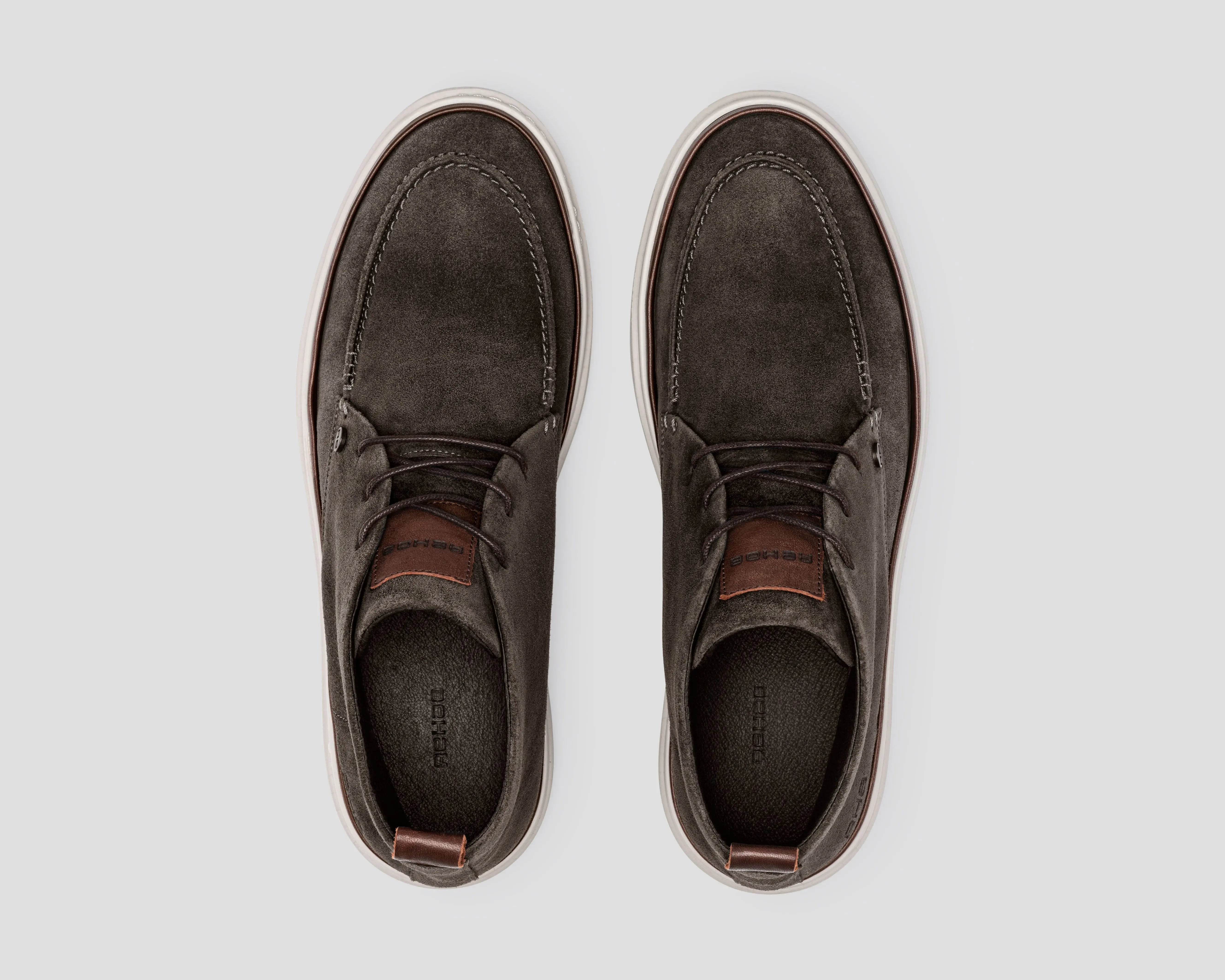 Hudson Sue | Grijsbruine veterschoenen REHAB Footwear