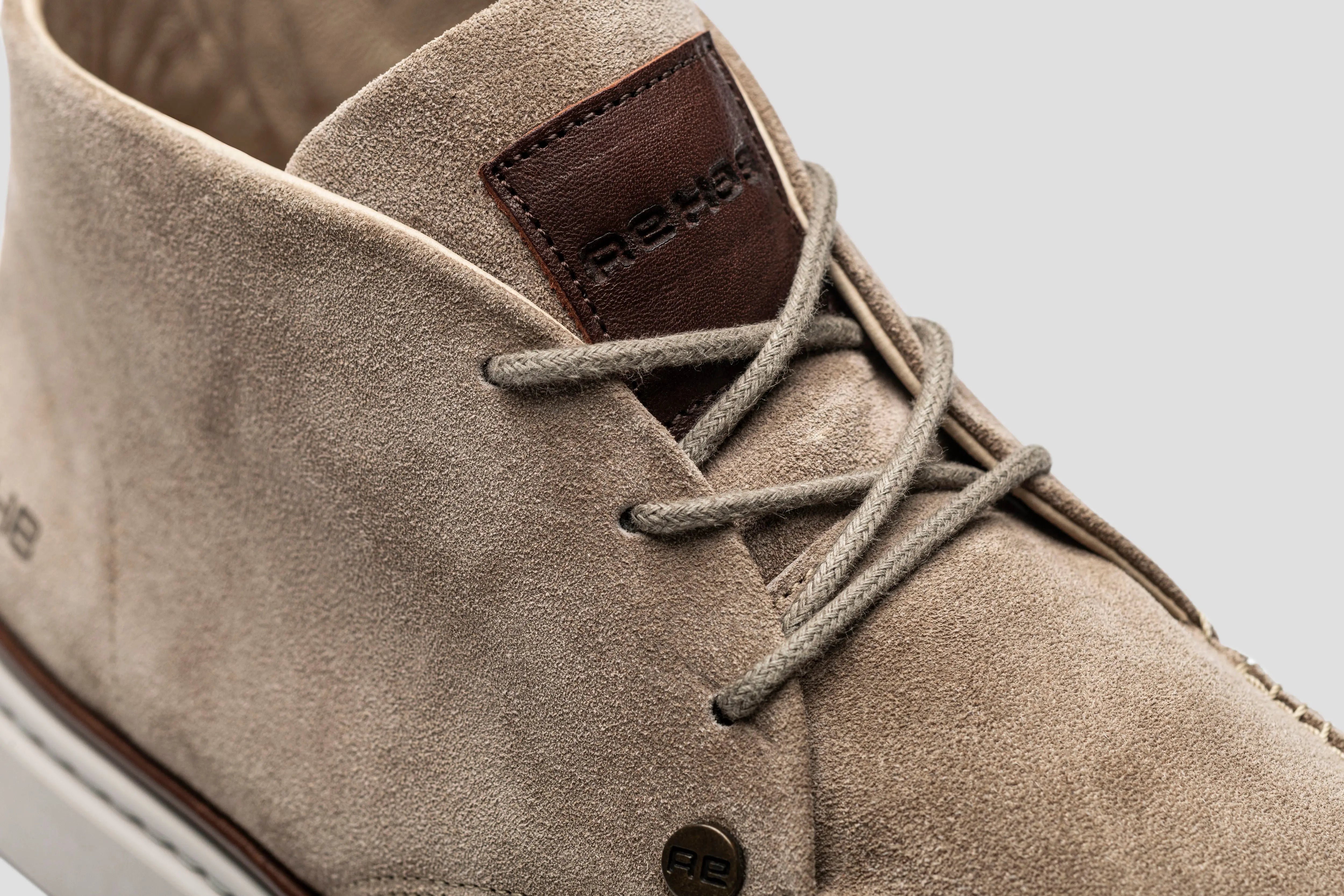 Hudson Sue | Zandkleurige veterschoenen REHAB Footwear
