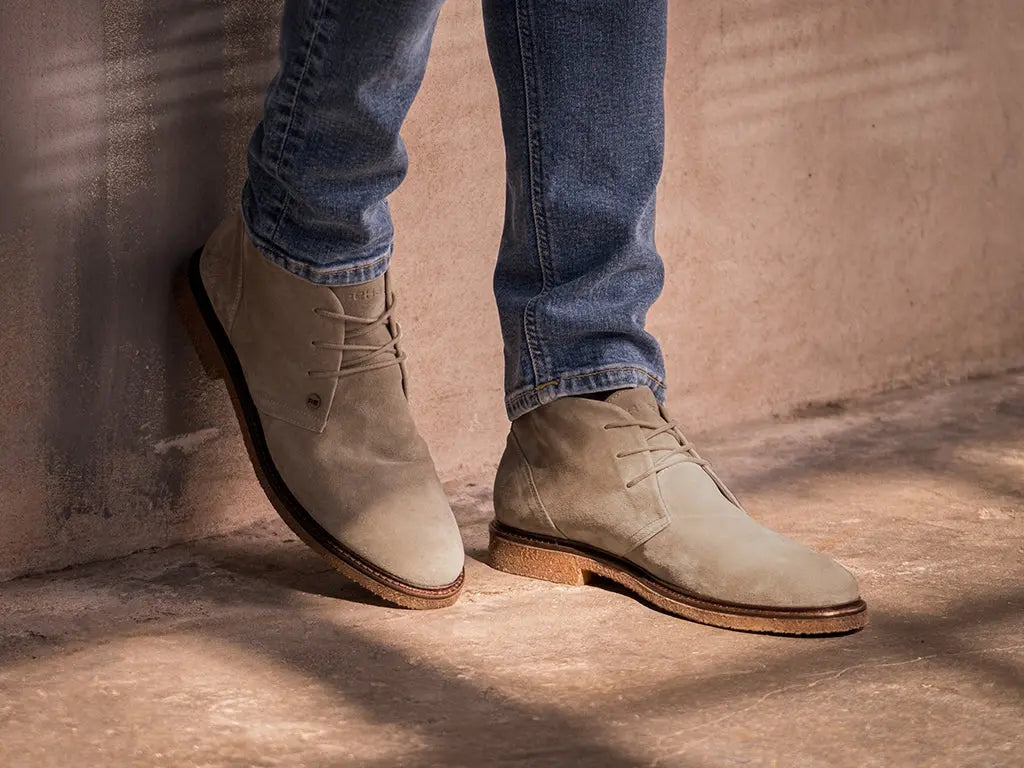 Kas | Zandkleurige desert boot REHAB Footwear