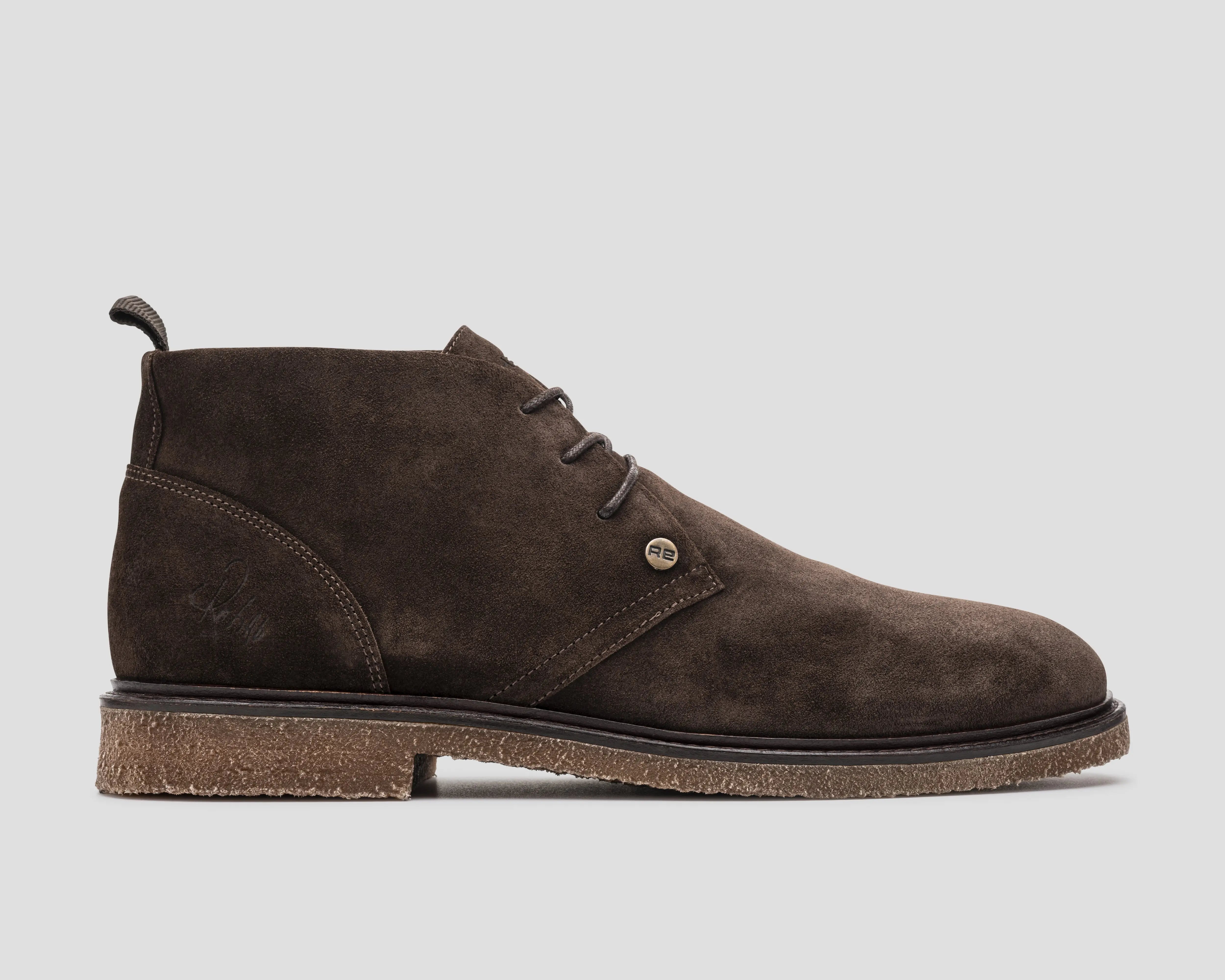 Kas | Donkerbruine desert boot REHAB Footwear