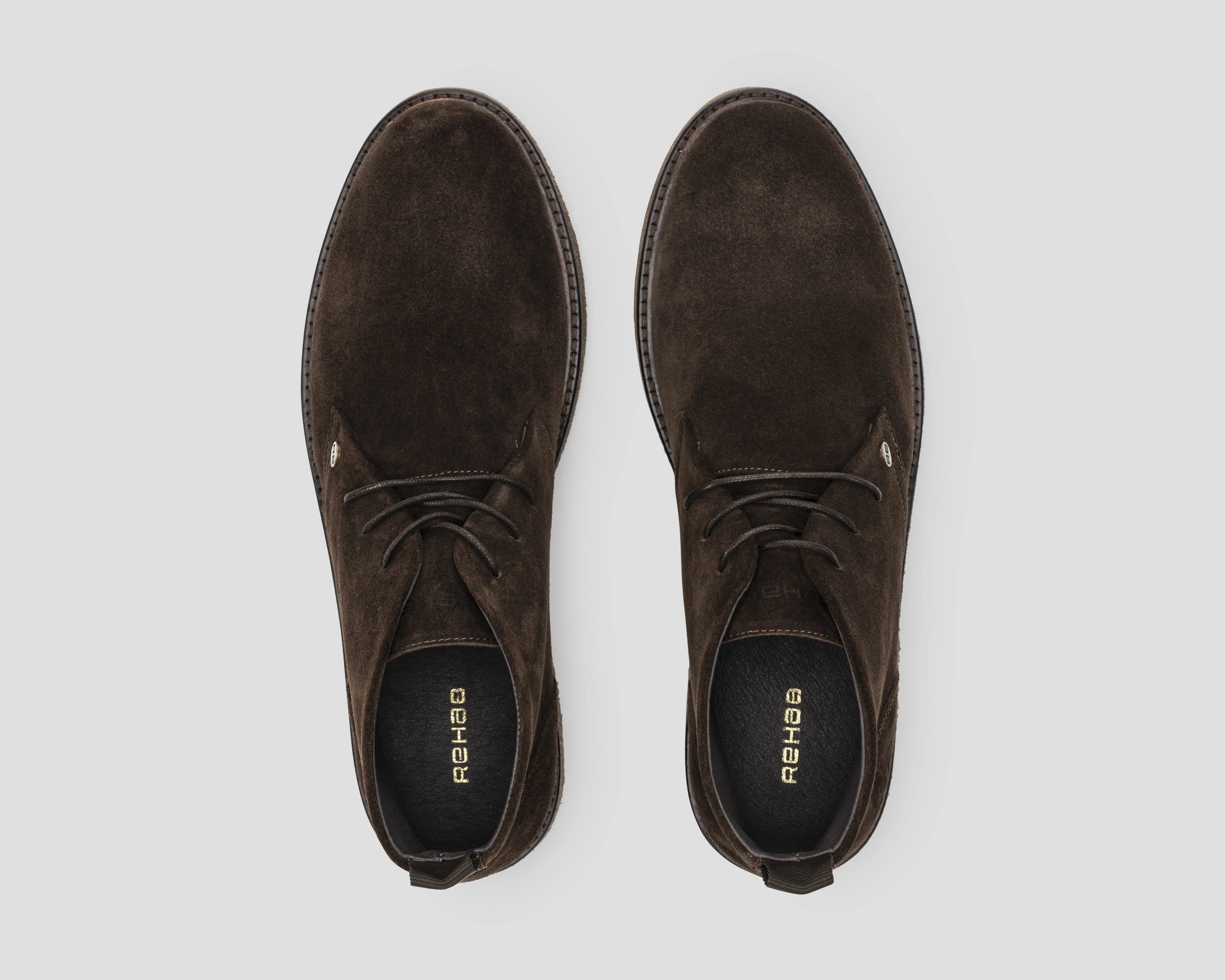 Kas | Donkerbruine desert boot REHAB Footwear