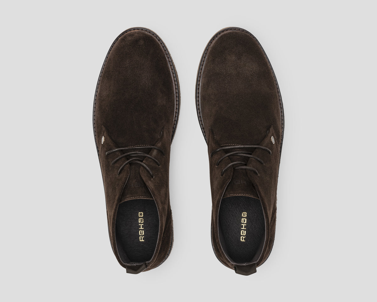 Kas | Donkerbruine desert boot REHAB Footwear