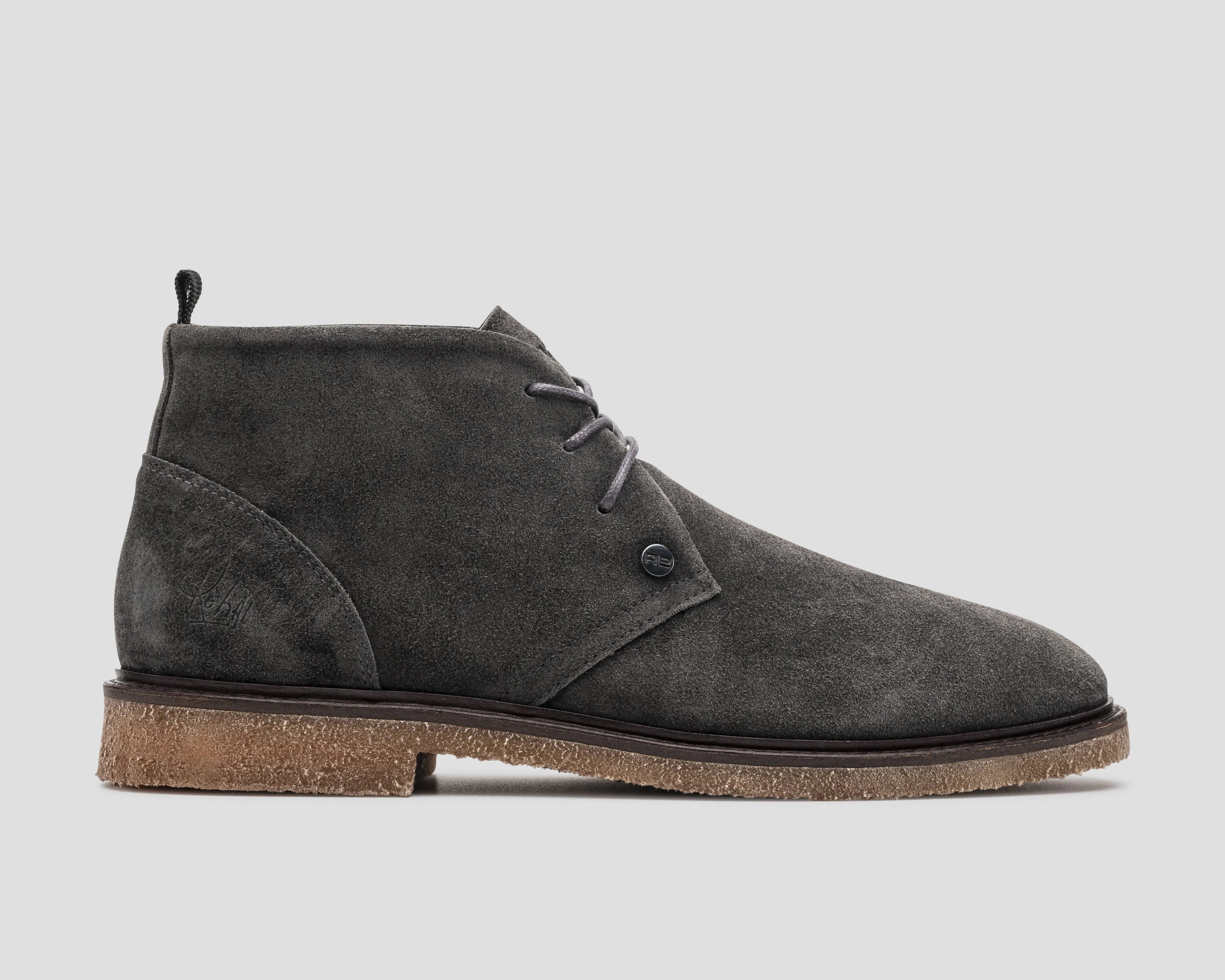 Kas | Donkergrijze desert boot REHAB Footwear