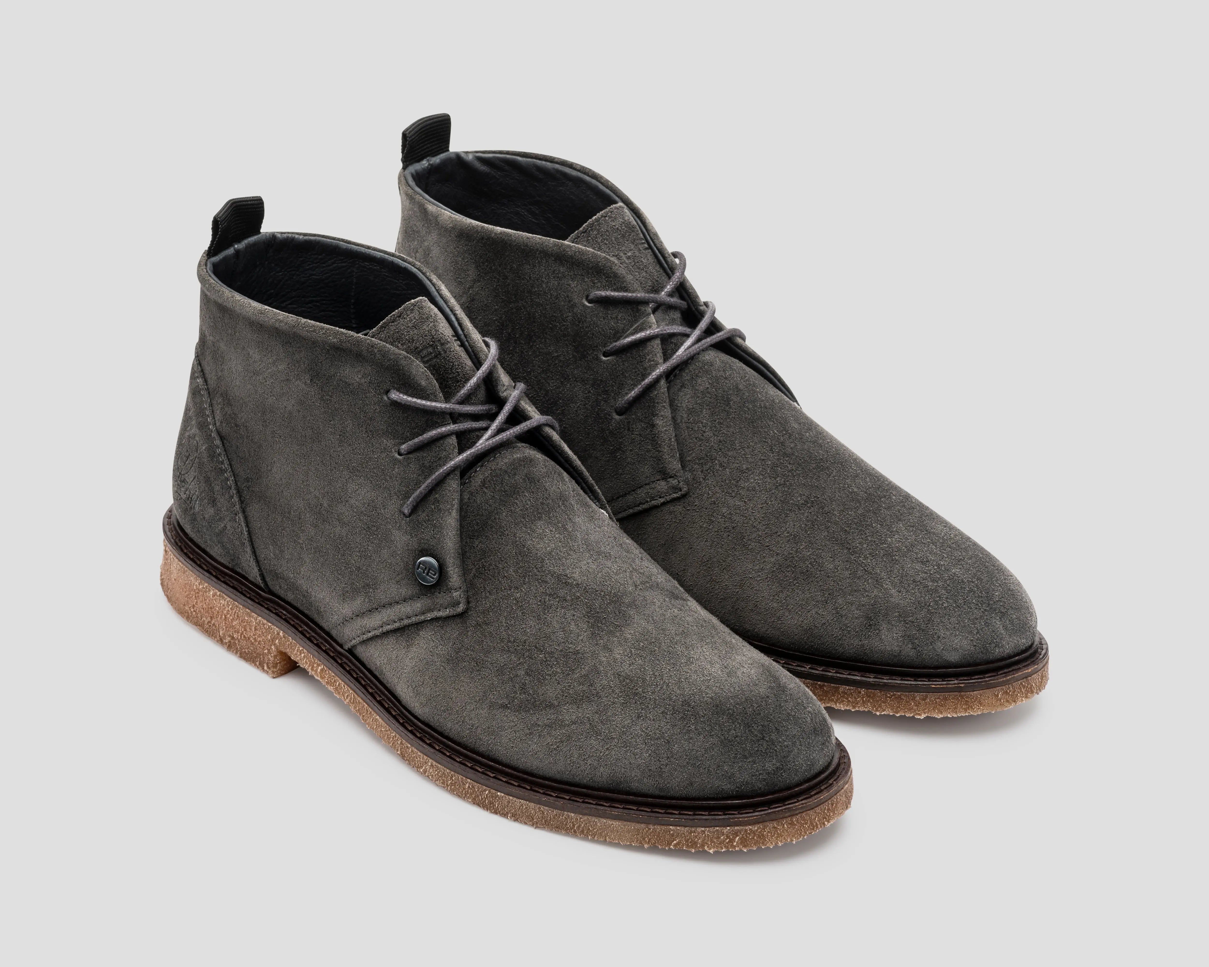 Kas | Donkergrijze desert boot REHAB Footwear