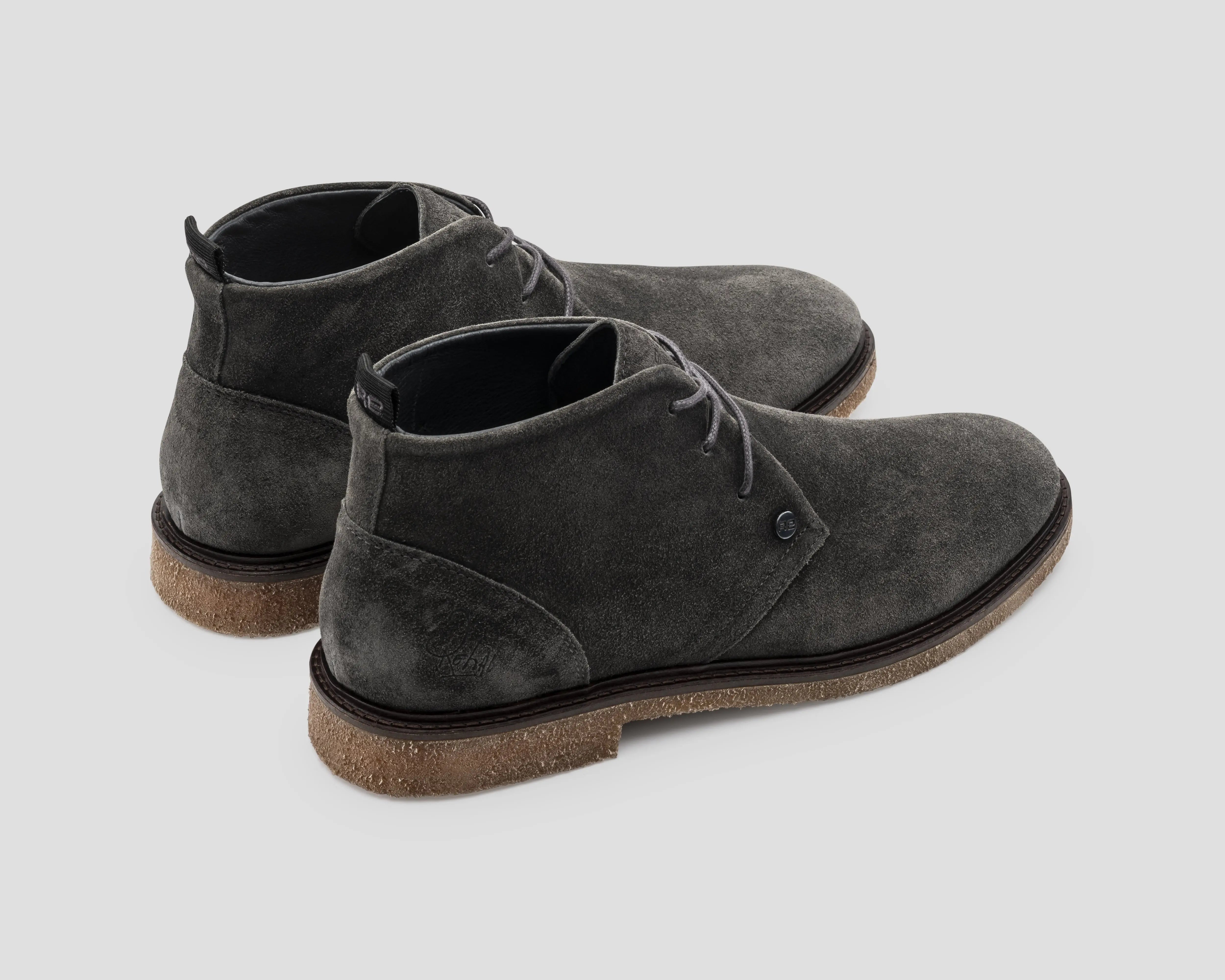 Kas | Donkergrijze desert boot REHAB Footwear