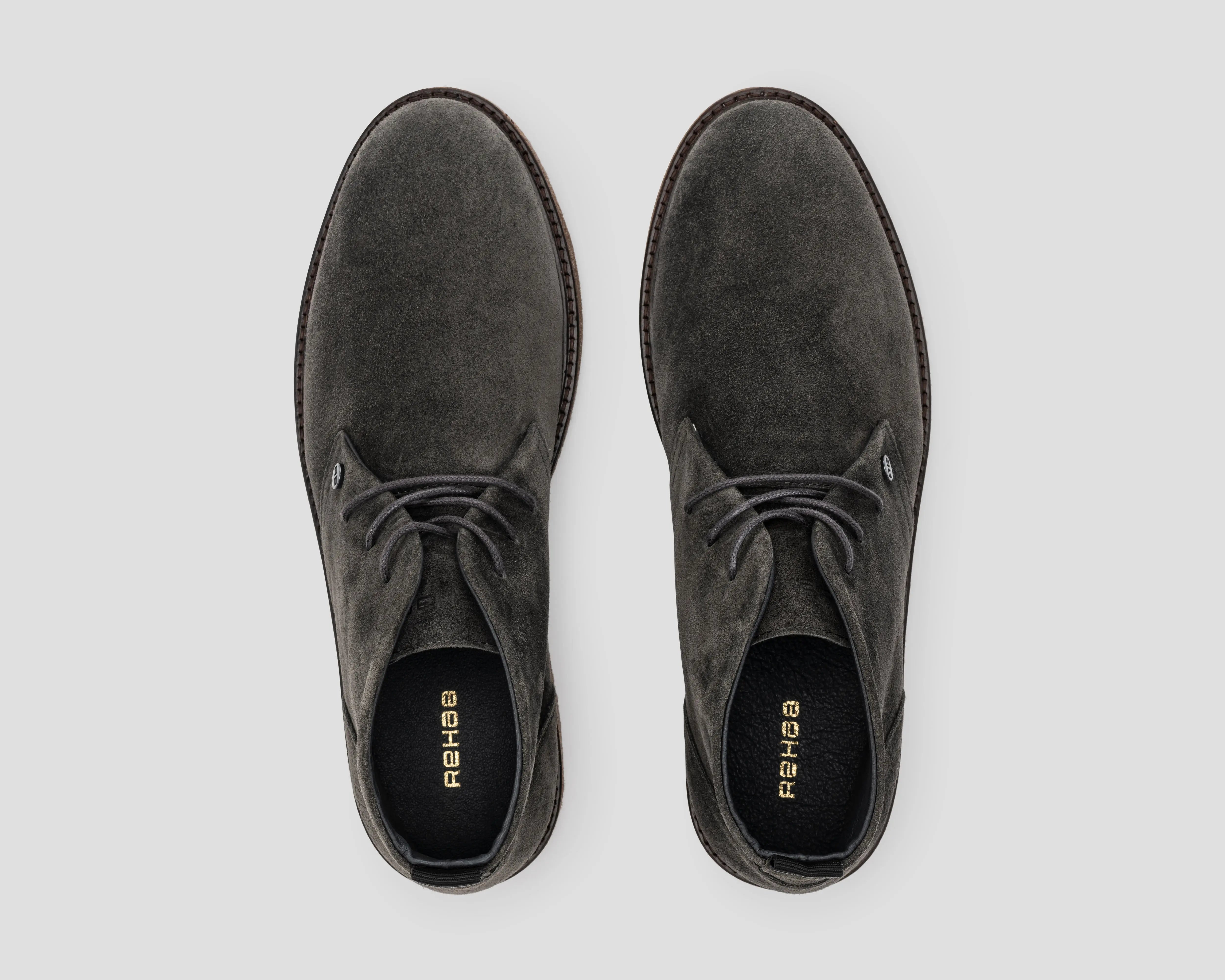 Kas | Donkergrijze desert boot REHAB Footwear