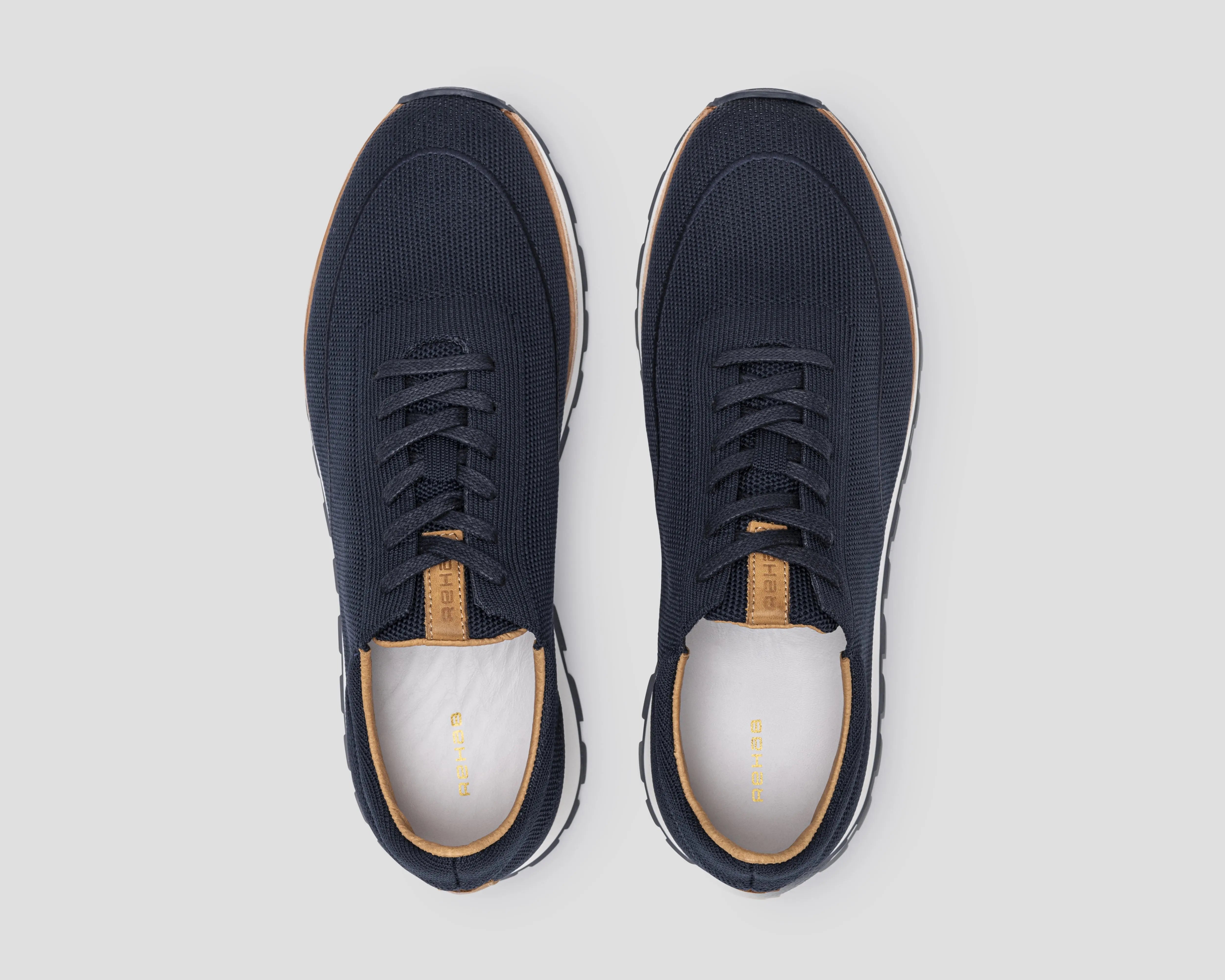 Mason Knit | Donkerblauwe sneakers REHAB Footwear