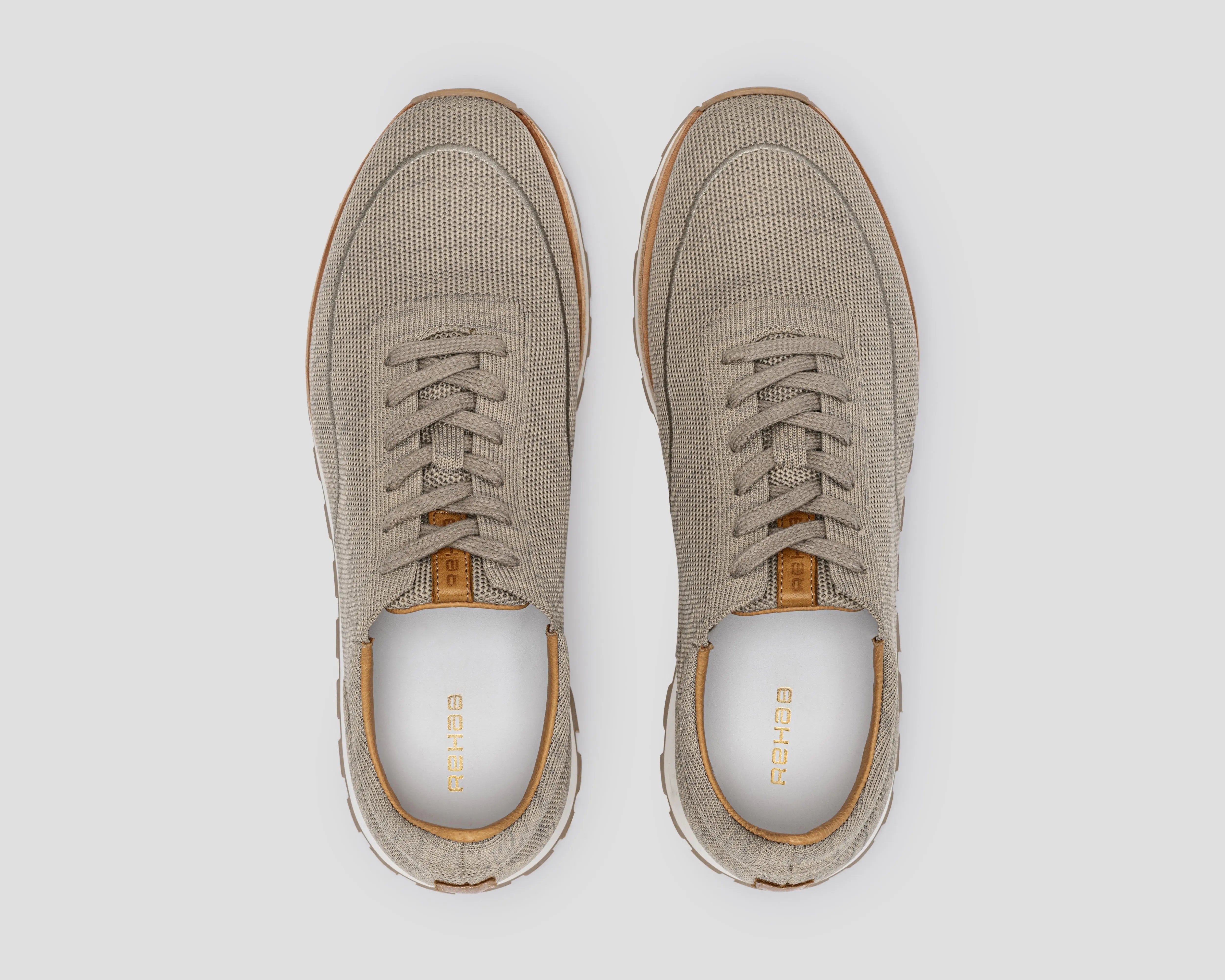 Mason Knit | Zandkleurige sneaker REHAB Footwear