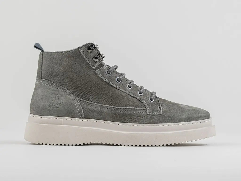 Morris Nub | Hoge donkergrijze boots REHAB Footwear