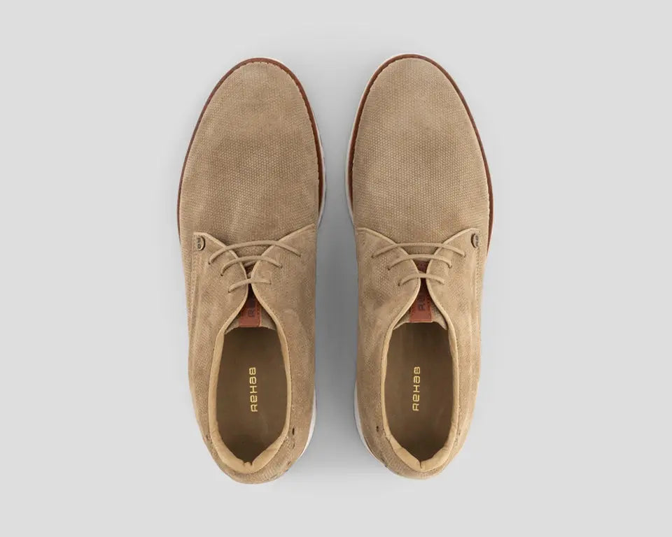 Nolan Hive | Zandkleurige veterschoen REHAB Footwear