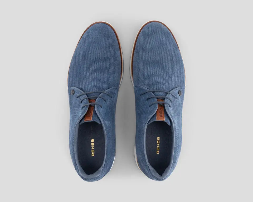 Nolan Hive | Blauwe veterschoen REHAB Footwear