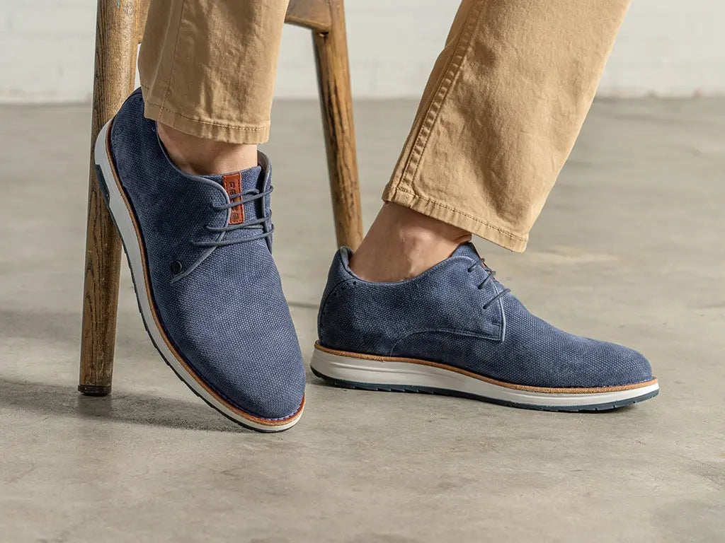 Nolan Hive | Blauwe veterschoen REHAB Footwear